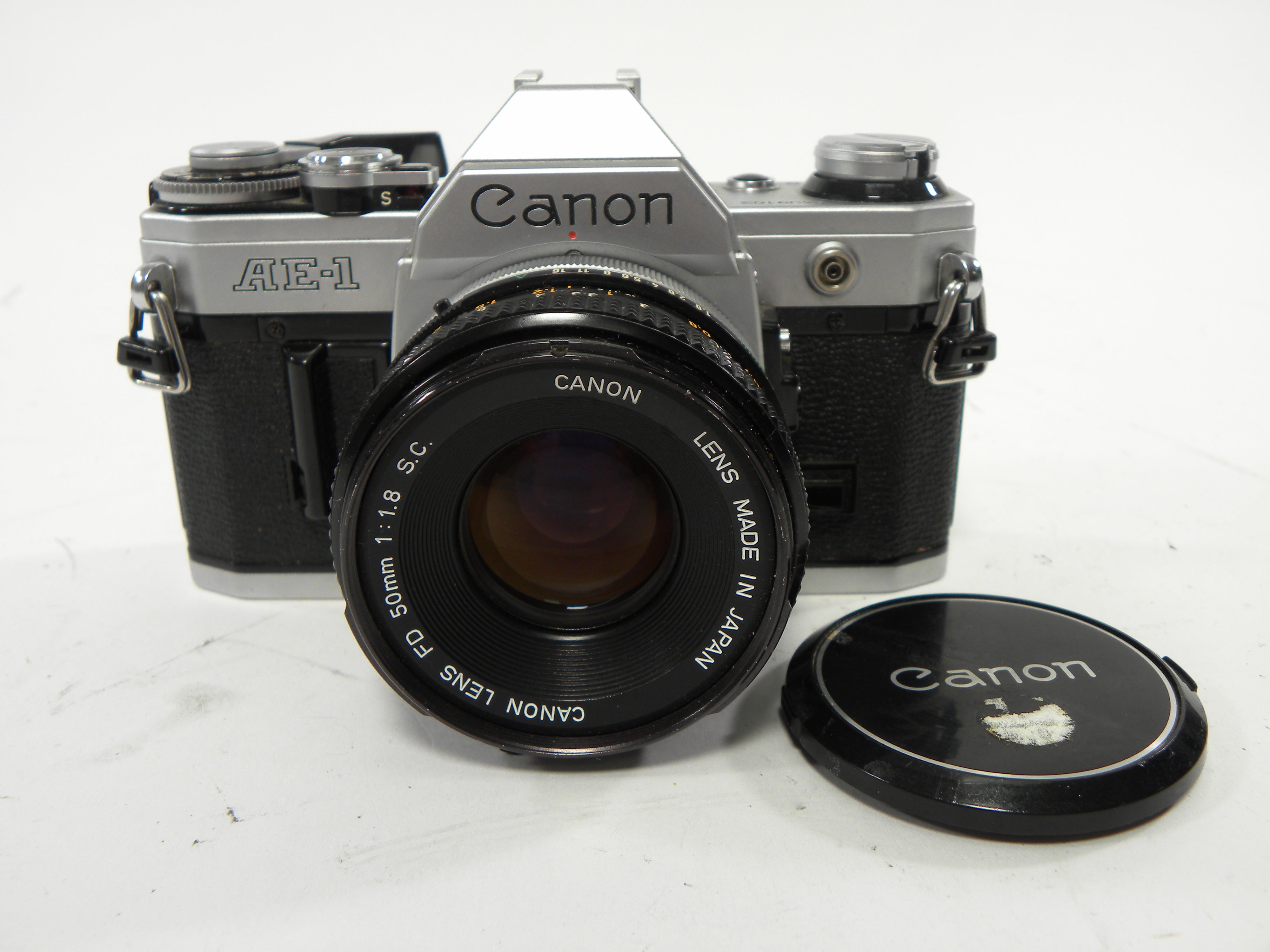 Canon AE-1 35mm SLR w/FD 50mm f1.8 S.C. – Camera Exchange