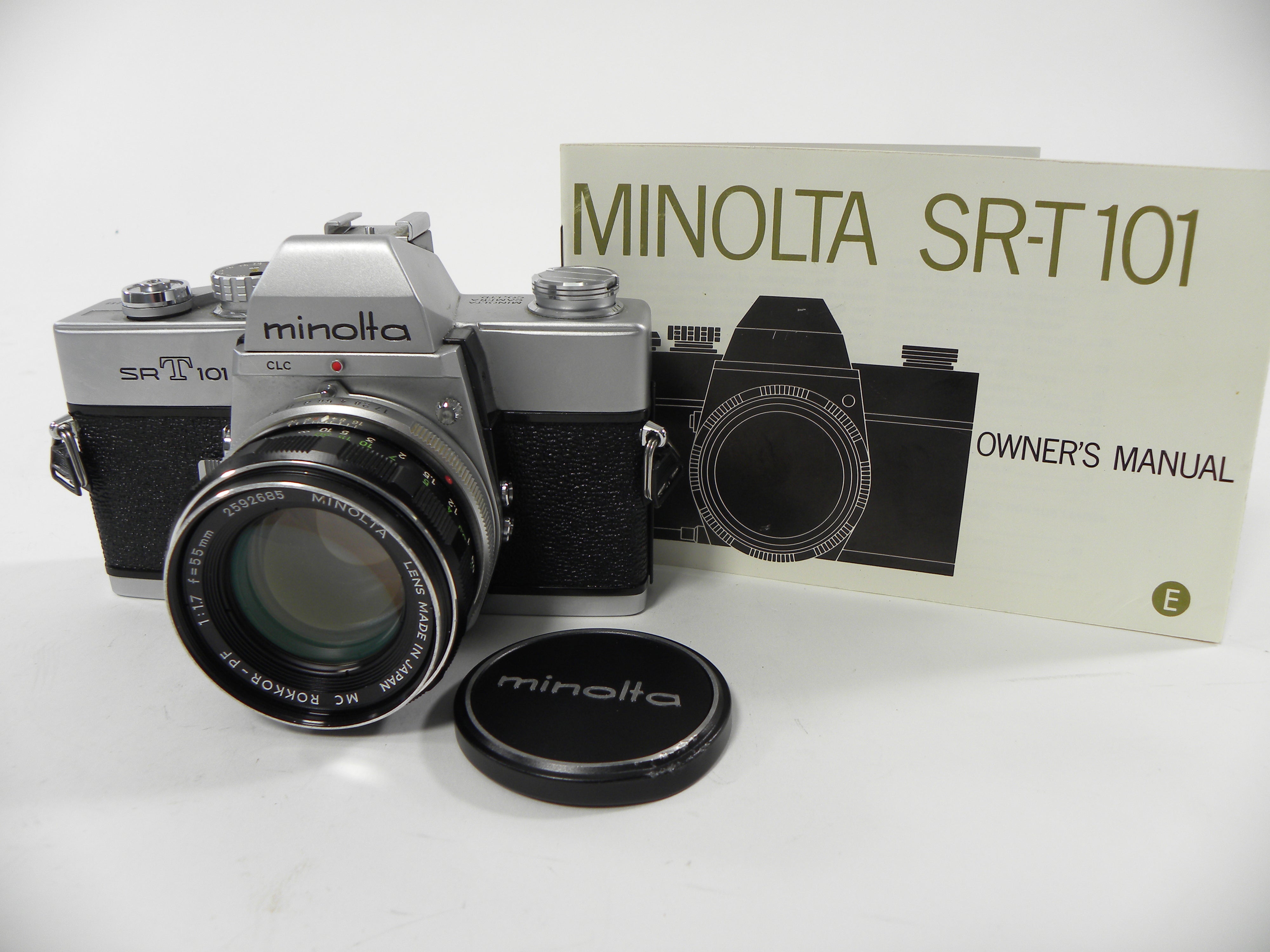 Minolta SRT 101 35mm SLR w/ Rokkor-PF MC 55mm f1.7 – Camera Exchange