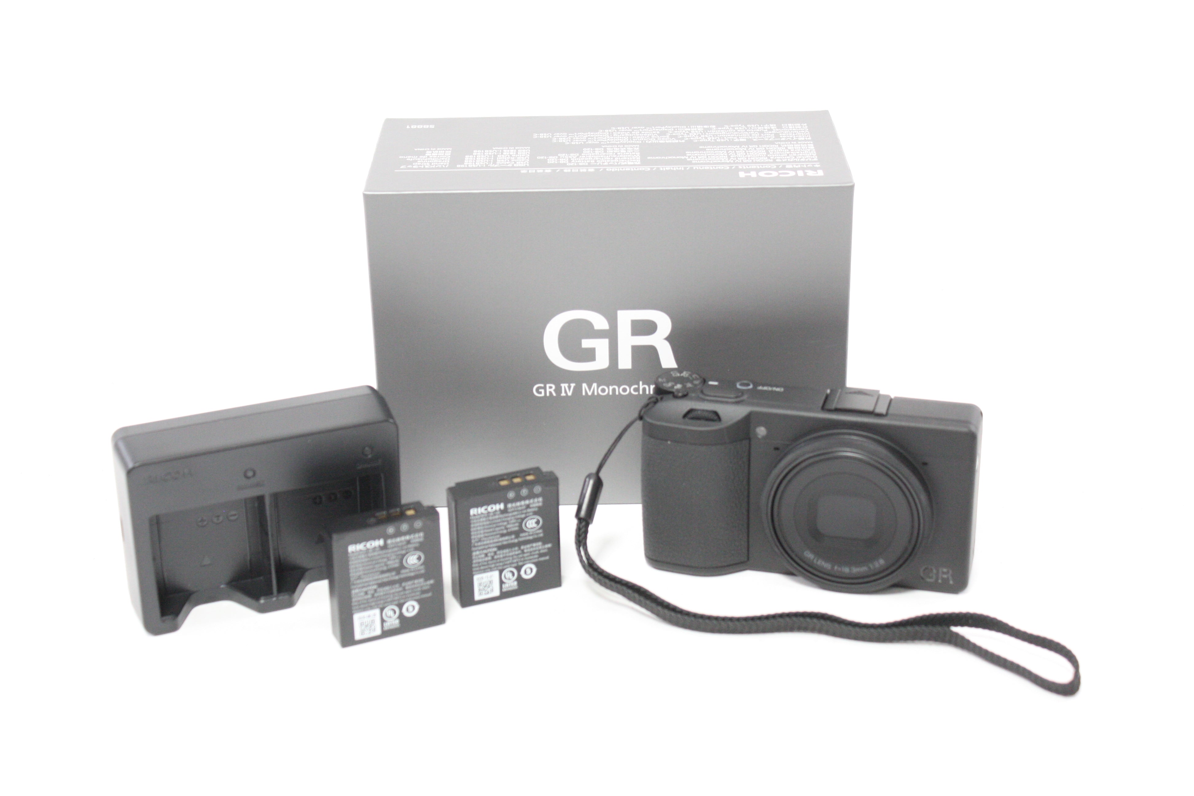 RICOH GR Ⅳ Monochrome Ricoh GR IV Monochrome Digital Point and Shoot Camera 25.74mp