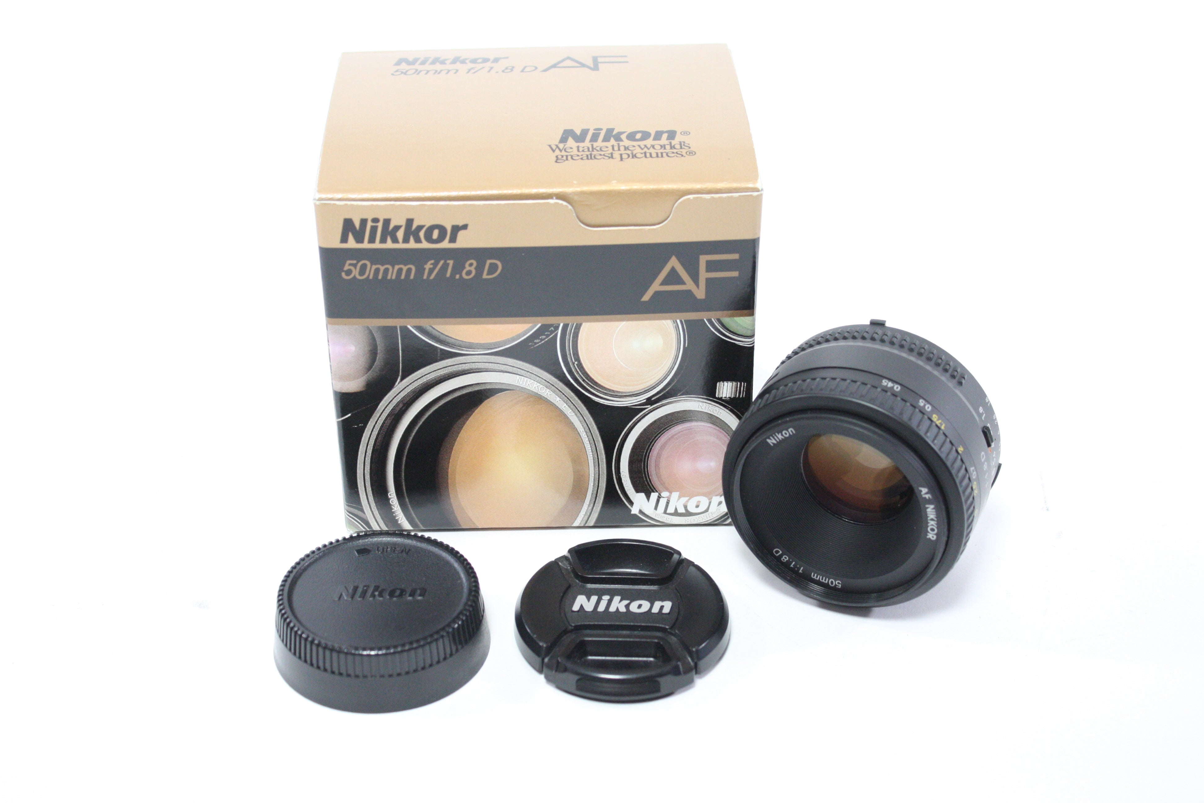 Nikon 50mm f/1.8 D AF Nikkor Lens for Nikon F Mount – Camera Exchange