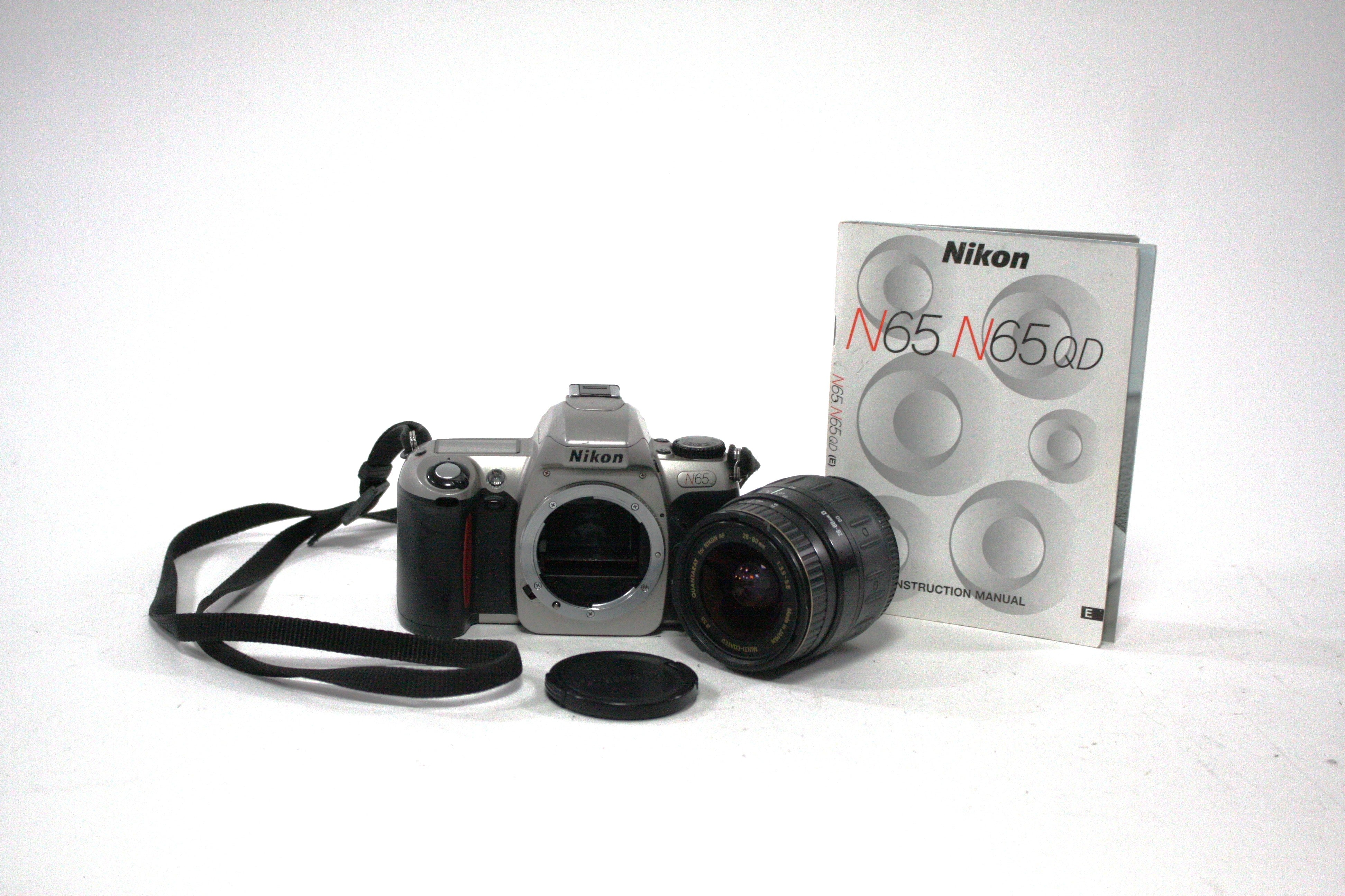 Nikon N65 35mm SLR Camera with Quantaray Lens