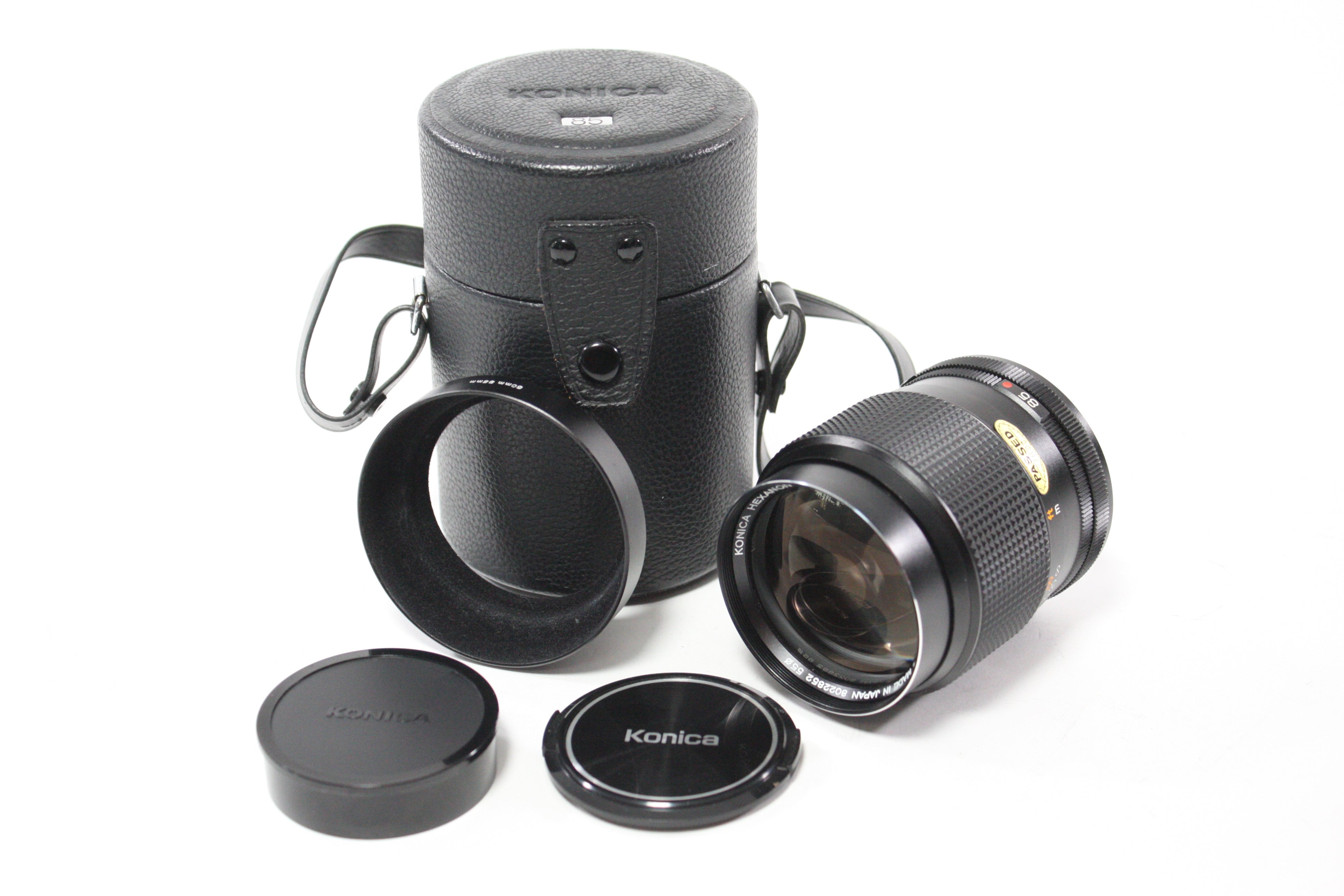 KONICA HEXANON 85mm f/1.8 レンズ Konica 85mm f/1.8 AR Hexanon Lens for Konica AR Mount AS-IS