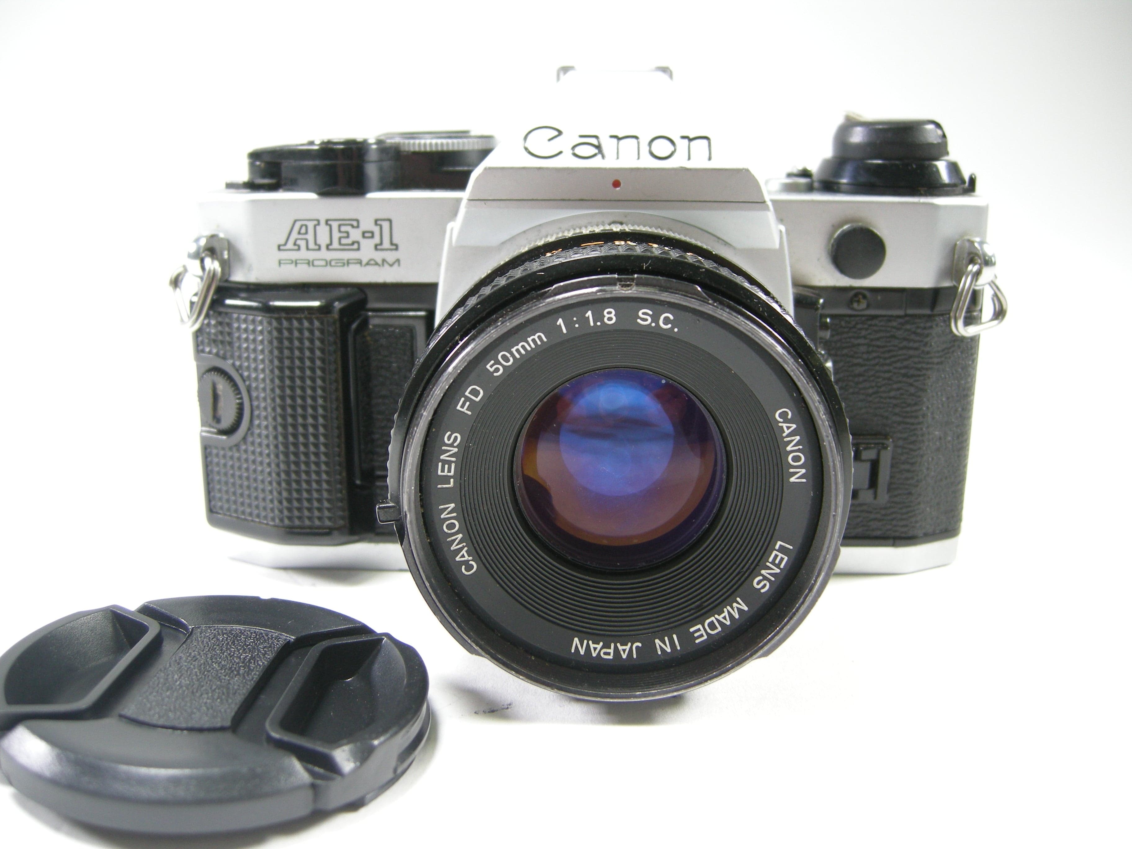 Canon AE-1 Program 35mm SLR w/50mm f1.8 S.C. – Camera Exchange