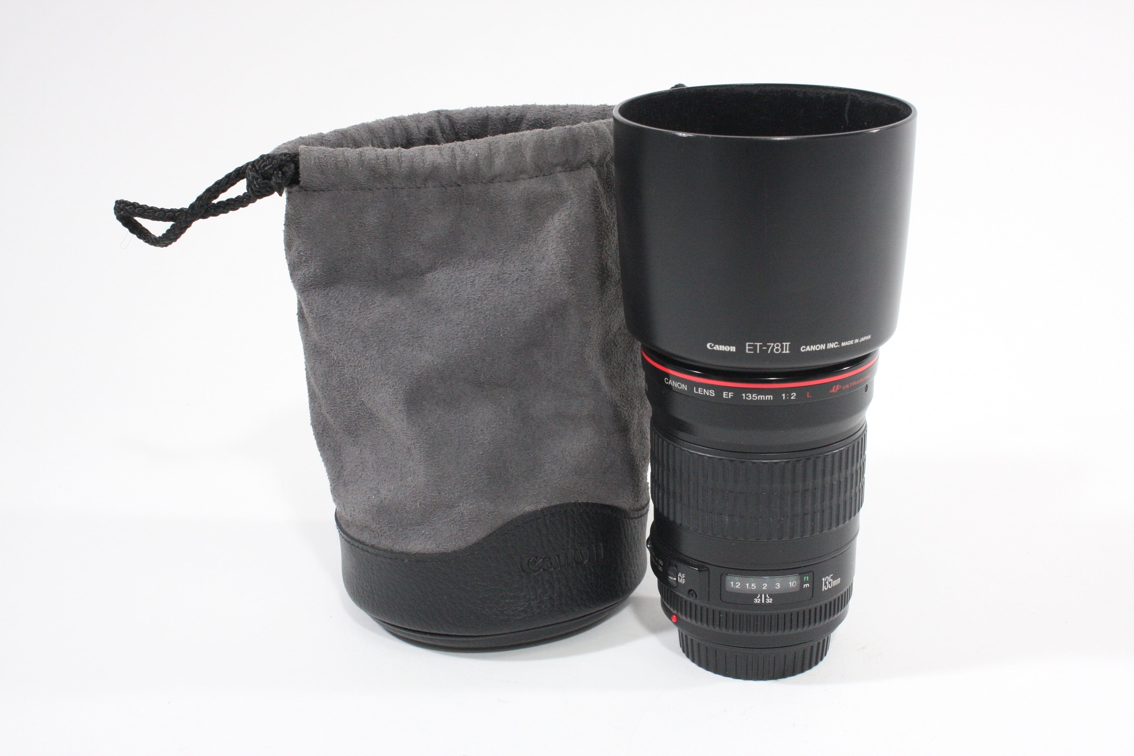Téléobjectif CANON EF 135 mm F 2.0 L USM complet - Full Frame