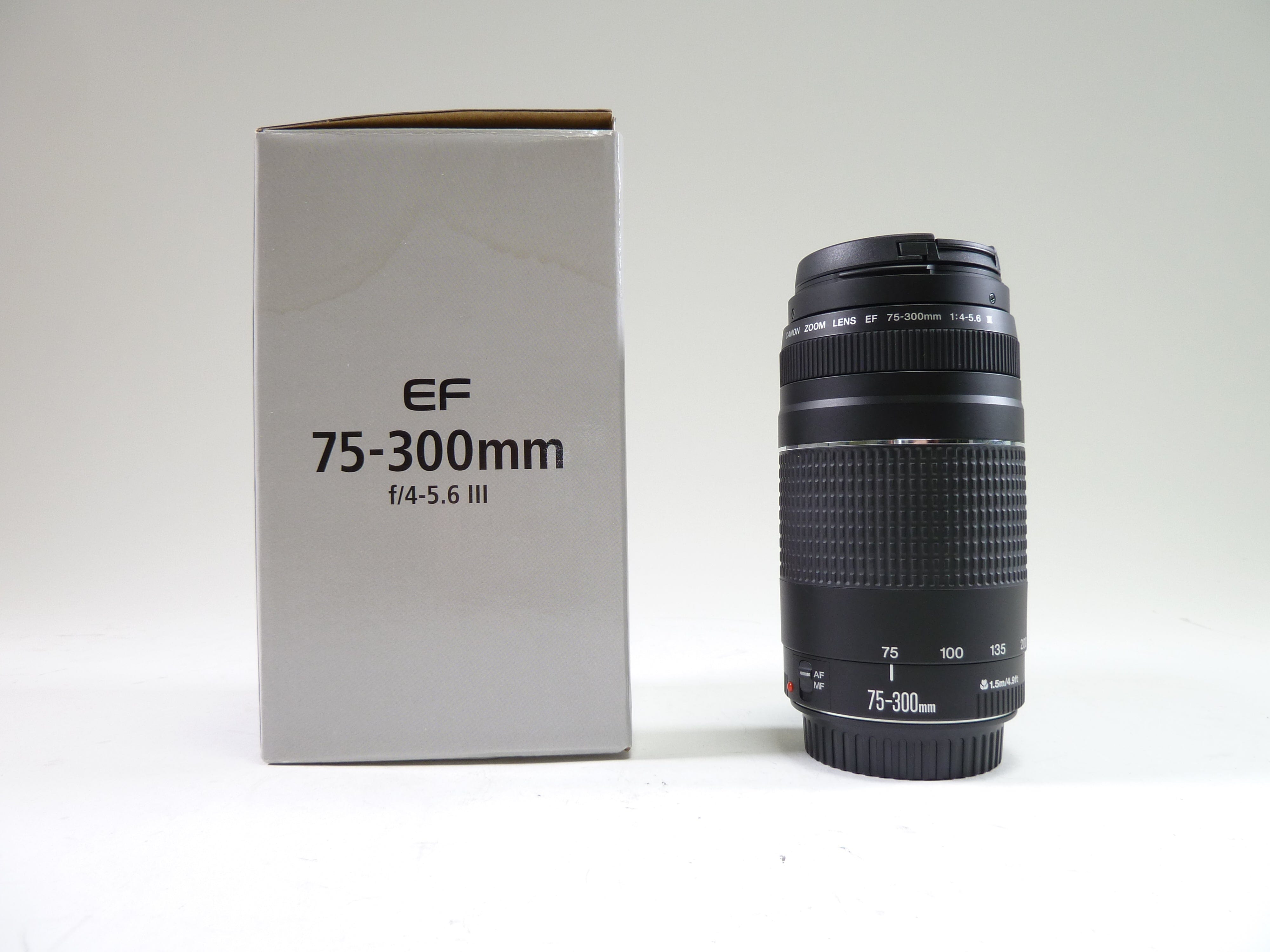 Objectif Canon EF 75-300mm F/4-5.6 II - Monture EF, Occasion état Correct