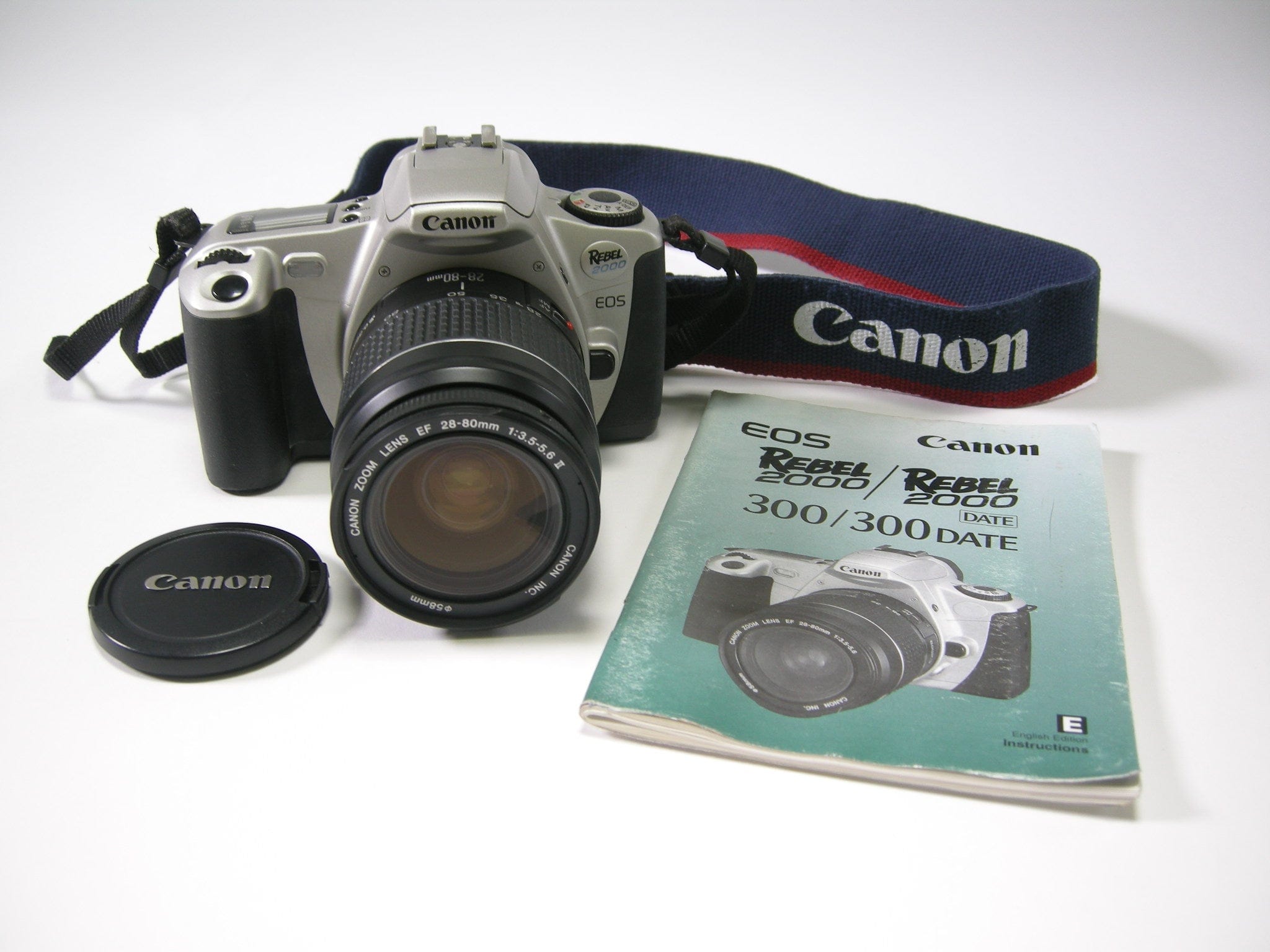 Canon EOS Rebel 2000 35mm Film SLR Camera Kit with 28-80mm Lens
