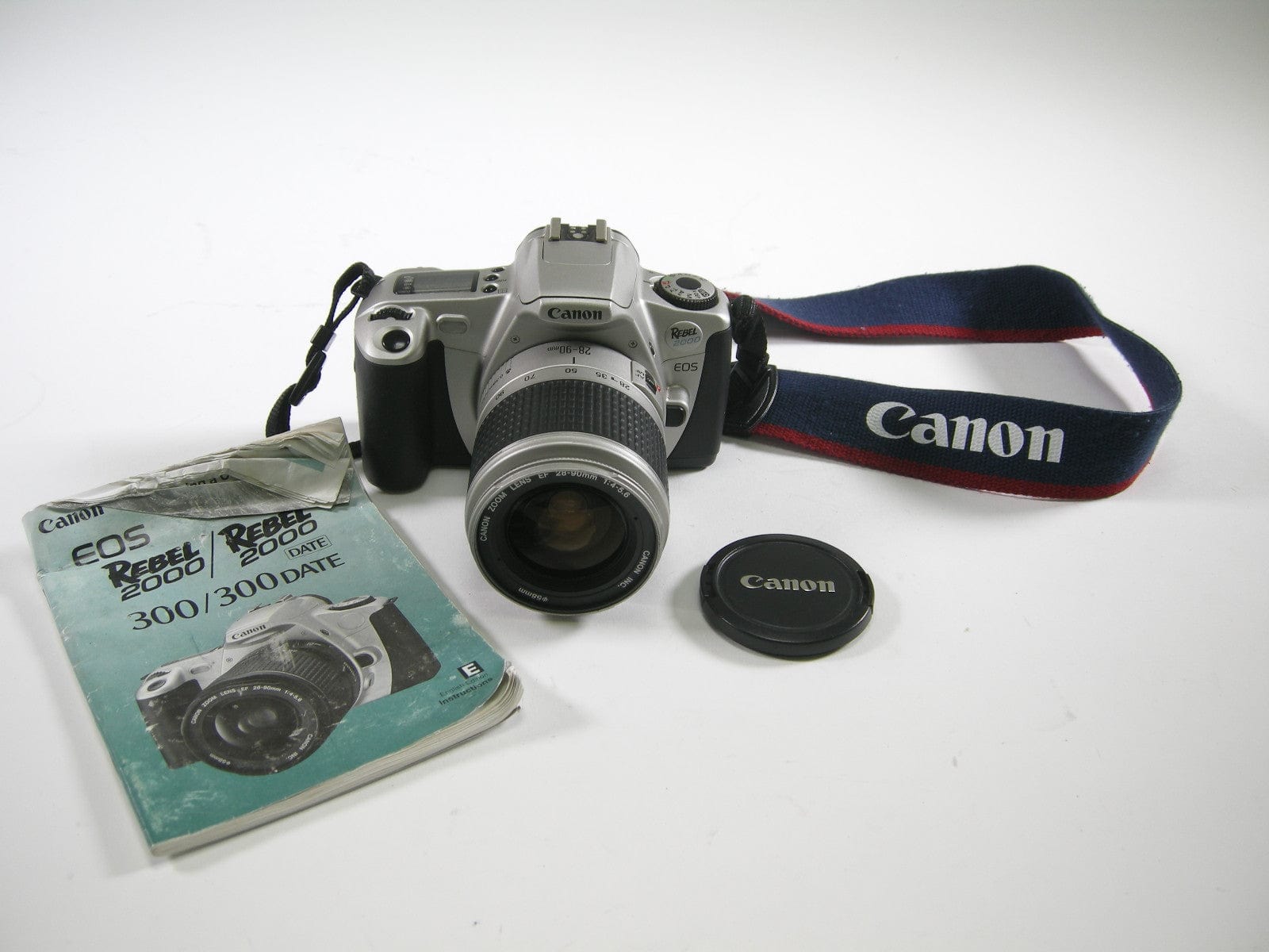 Canon EOS Rebel 2000 35mm SLR Film Camera newest with 28-90mm lens