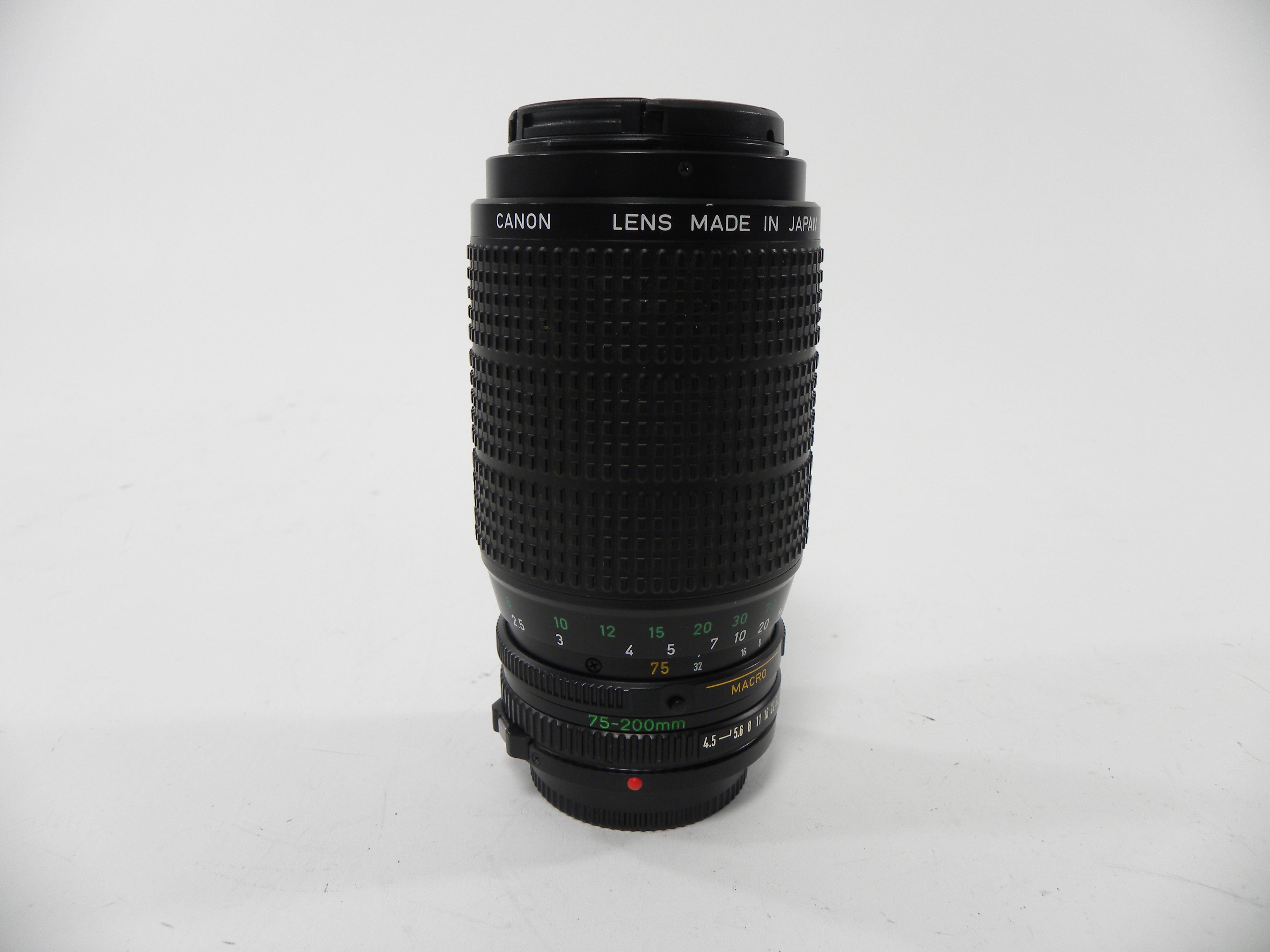Objectif Canon FD Zoom 75-200mm Macro F4.5 Manuel Pour Argentique