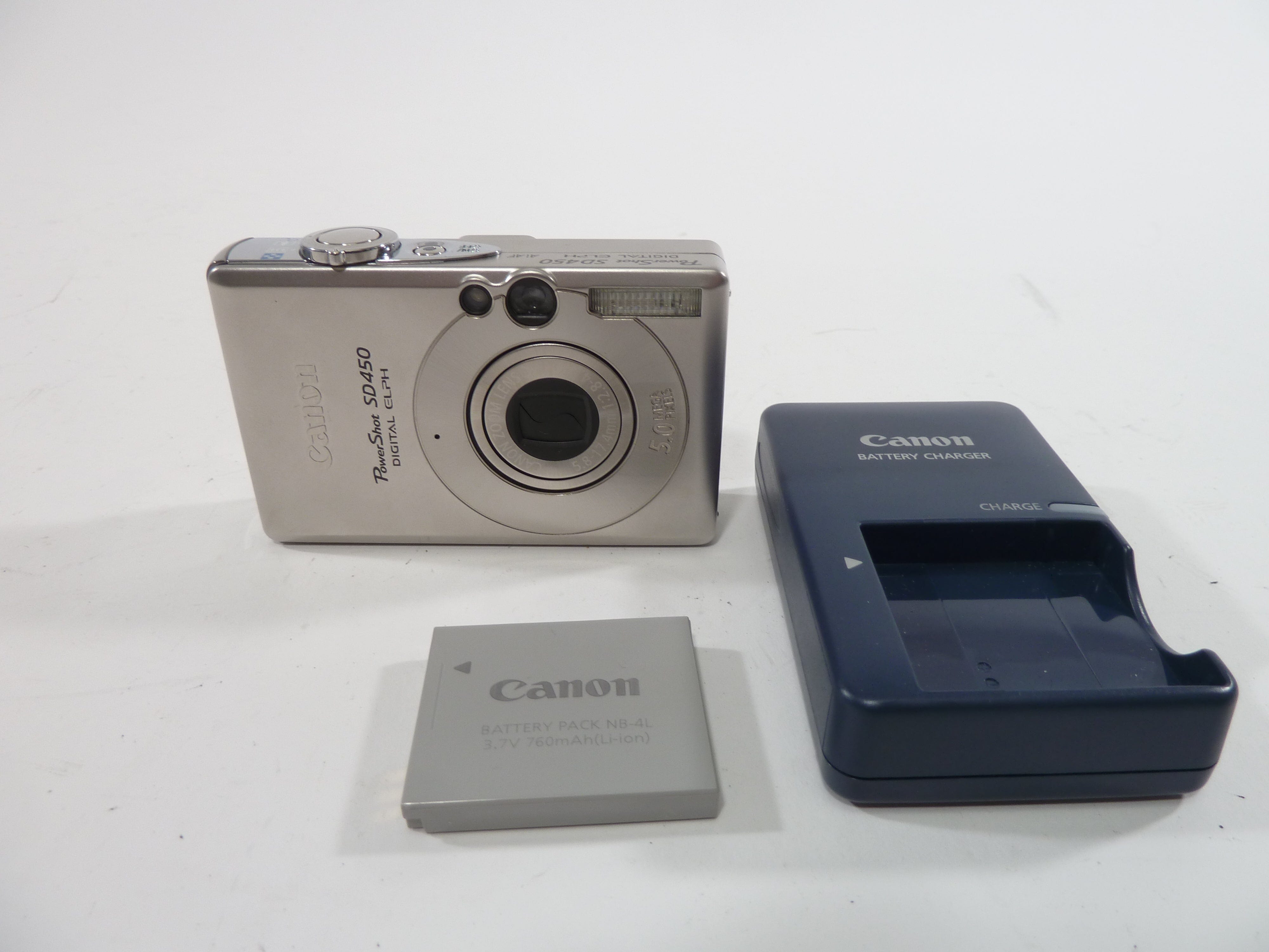Canon Power Shot SD450 5.0mp Digital Elph – Camera Exchange