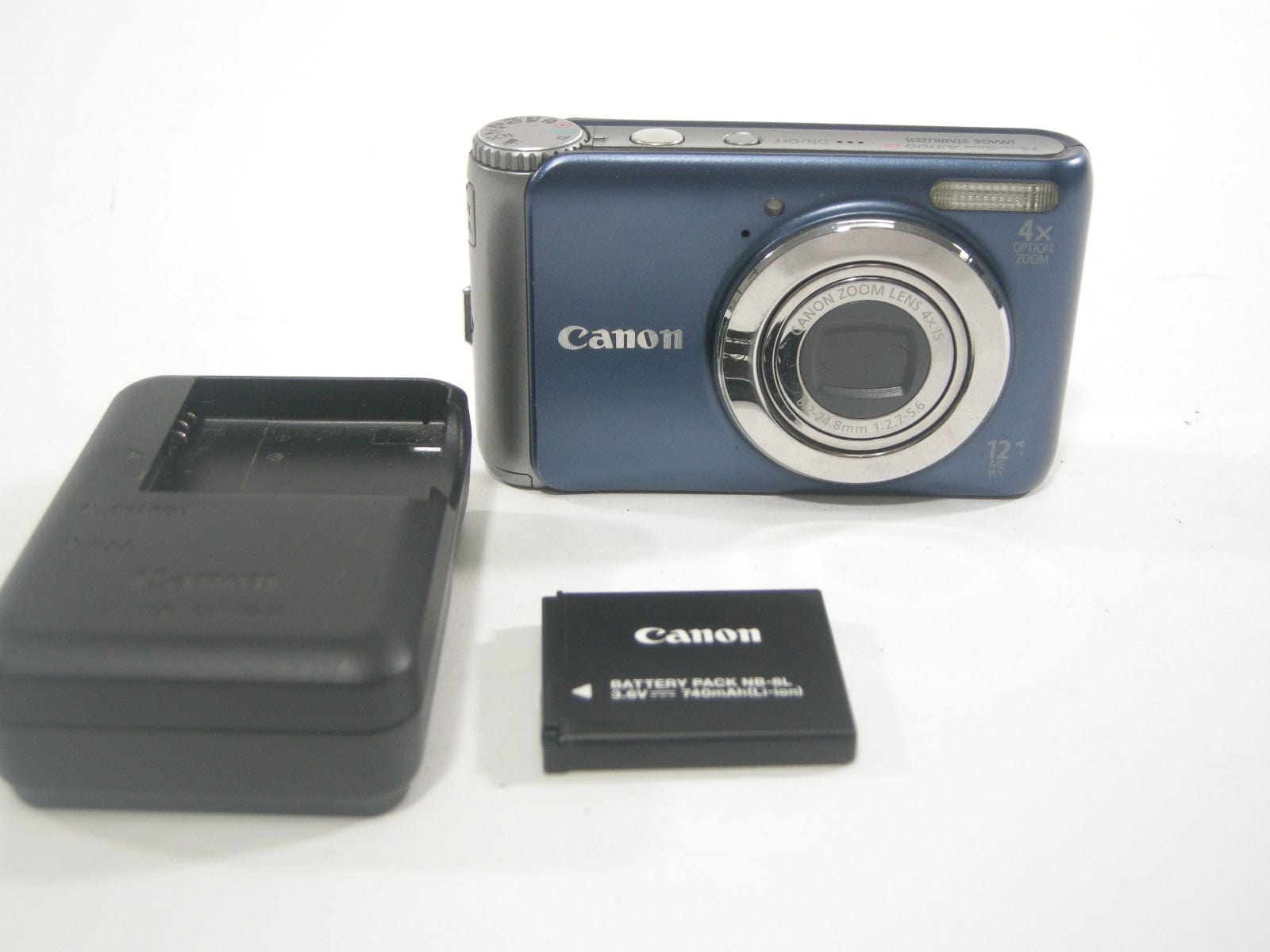 Canon PowerShot A3100 IS 12.1mp Digital Camera (Blue) – Camera