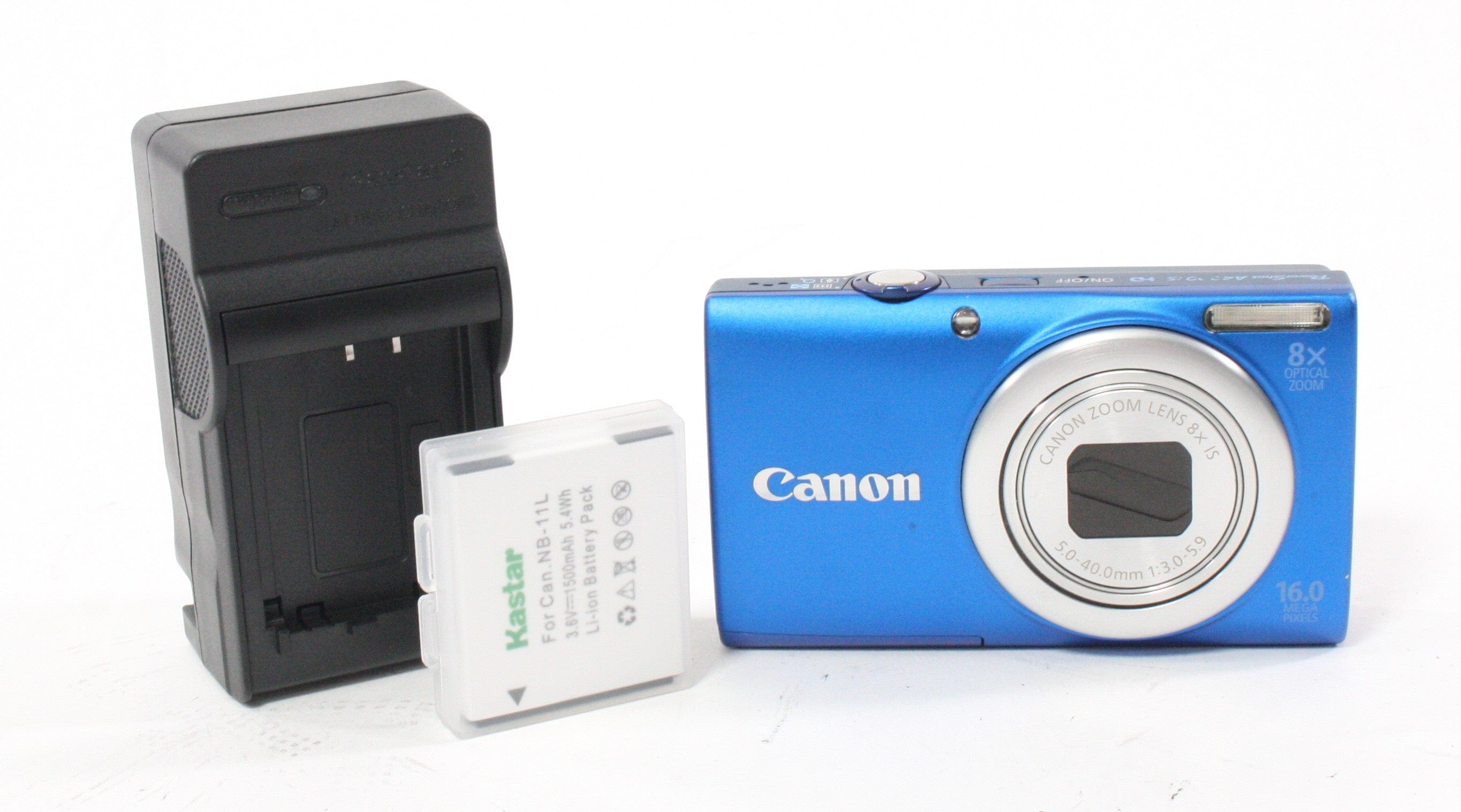 Canon PowerShot A4000 Digital Camera 8x Zoom 16.0mp (Blue