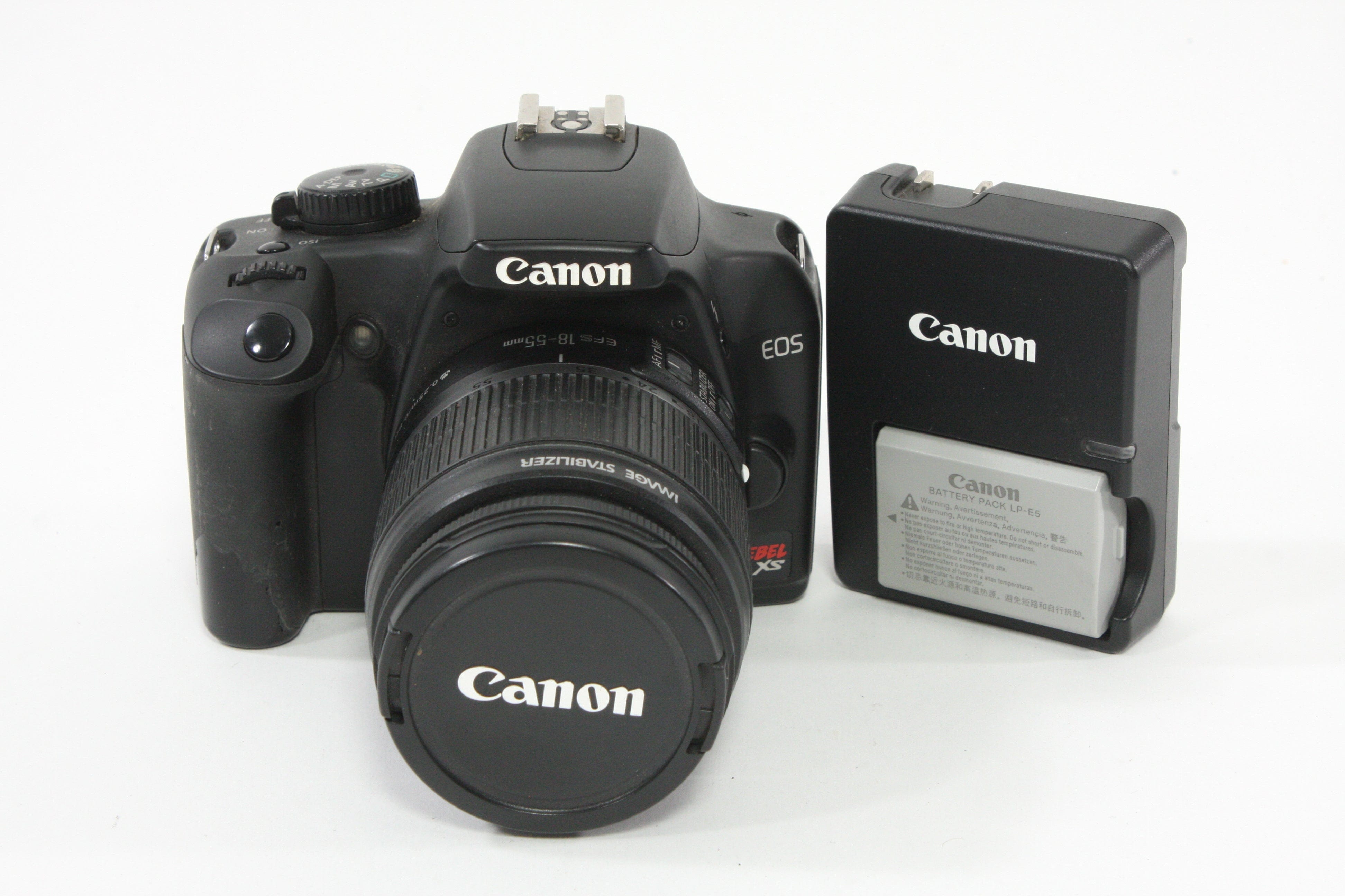 Canon Rebel XS with 18-55mm IS Shutter Count 9374
