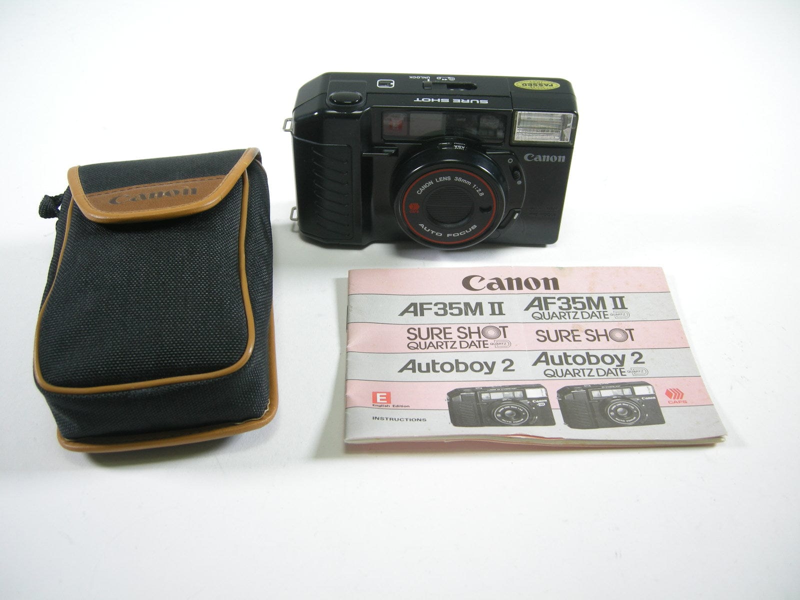 38mm Auto Focus Canon Sure Shot 35mm AF Point Shoot Film