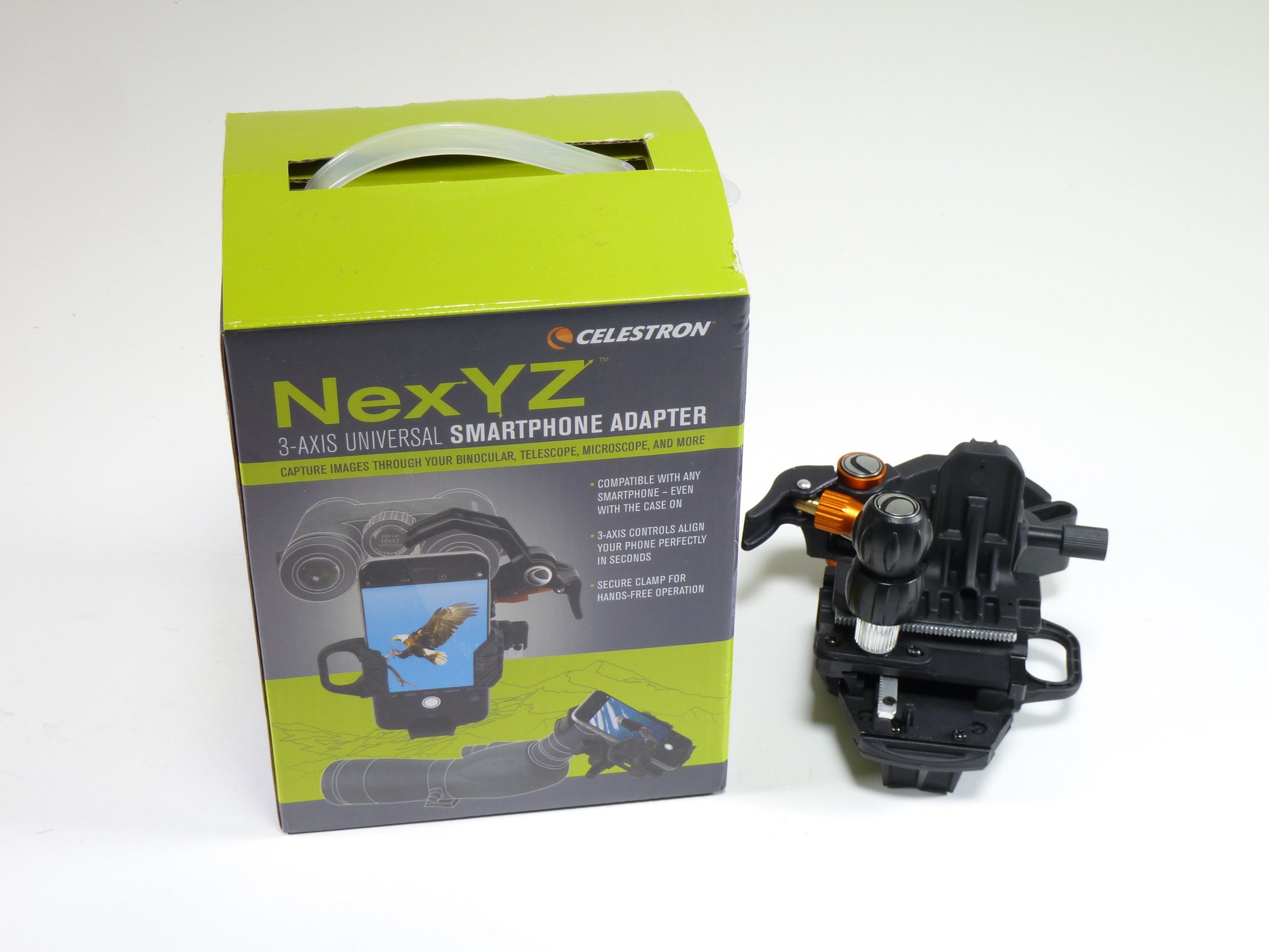 Celestron NexYZ 3-Axis Smartphone Adapter - Universal Mount For Binoculars, Telescopes & Scopes 6 thumbnail image