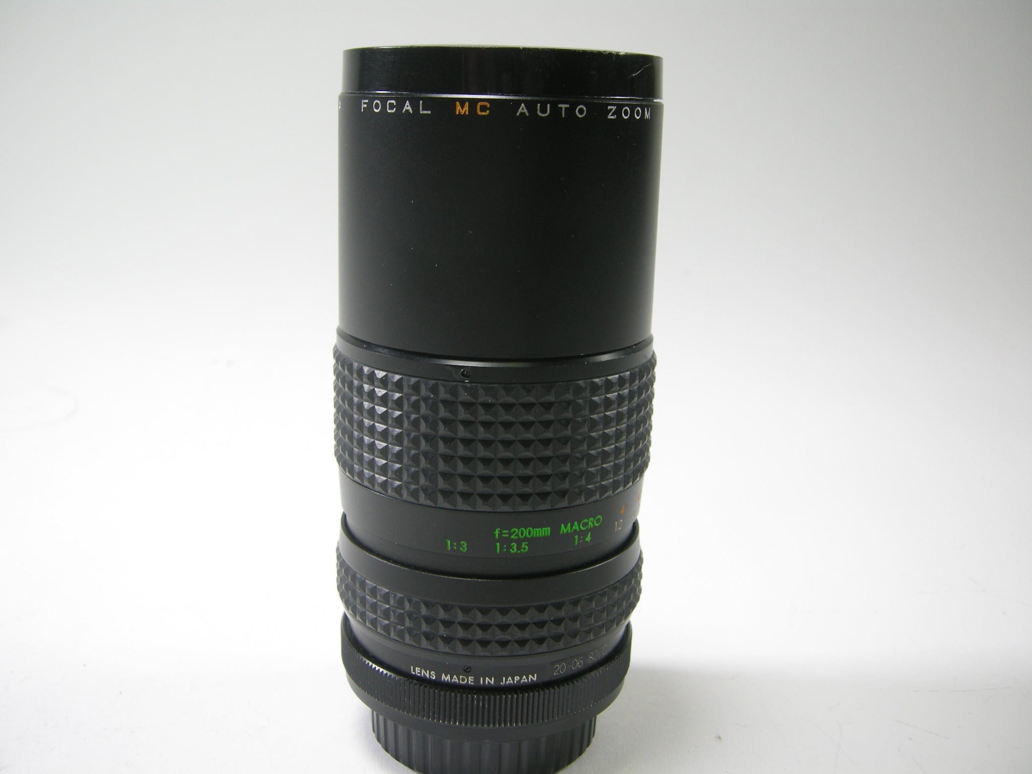 Focal MC Auto Zoom 80200mm f4.5 Pk Mt. Camera Exchange