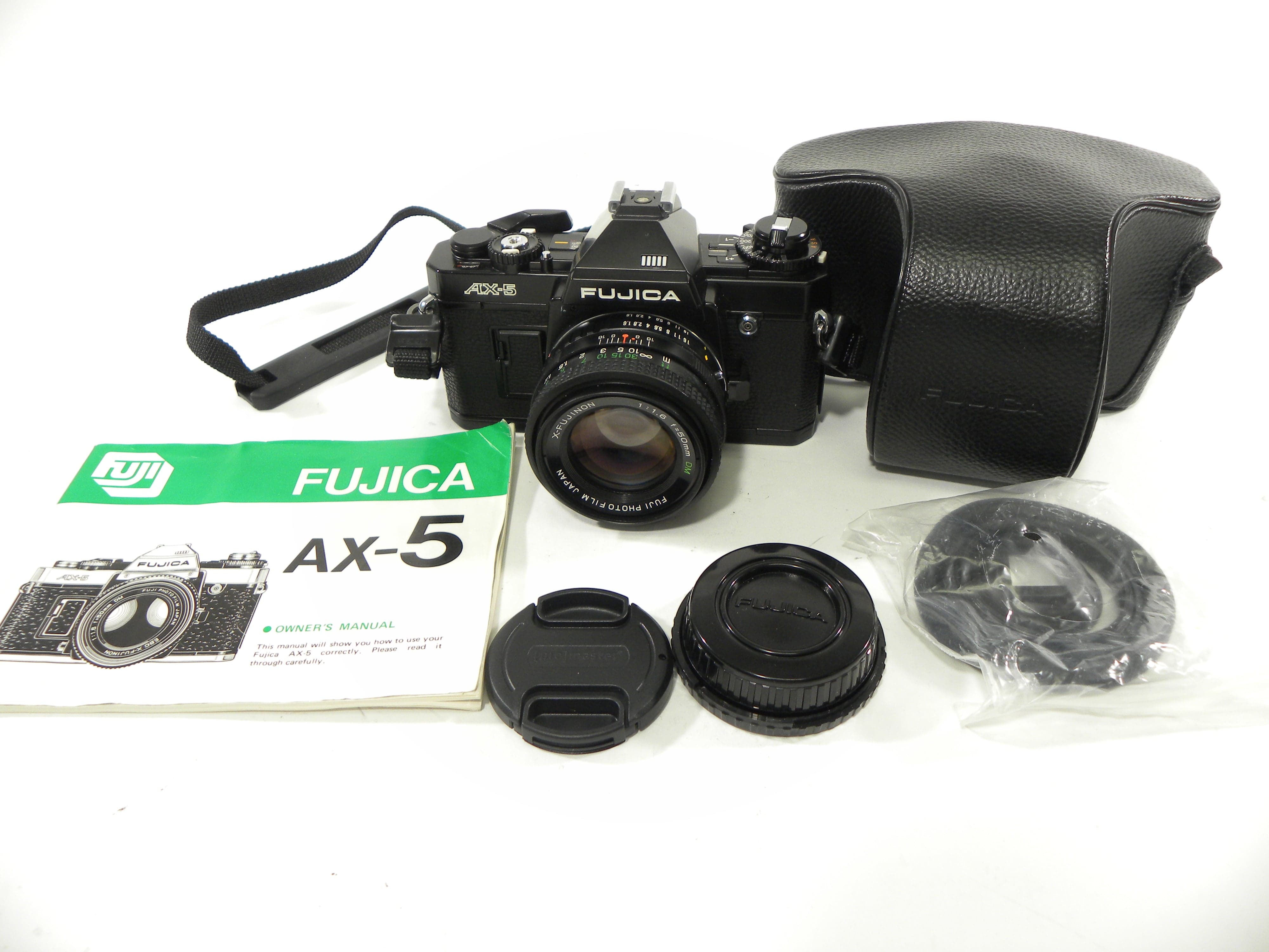 Fujica AX-5 35mm SLR Camera w/X-Fujinon 50mm f1.6 – Camera Exchange