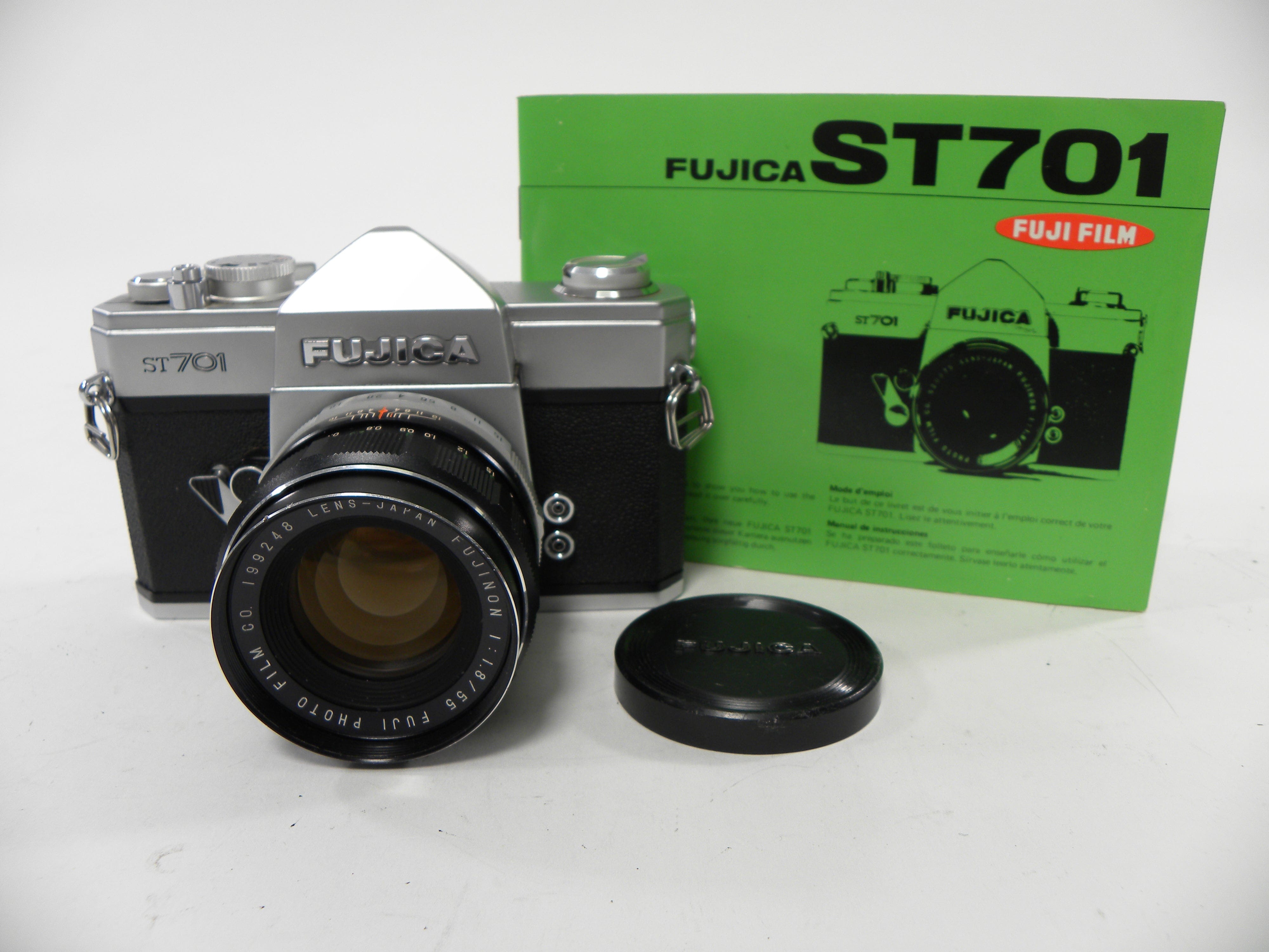 Fujica ST 701 35mm SLR w/Fujinon 55mm f1.8 AS IS No Returns 