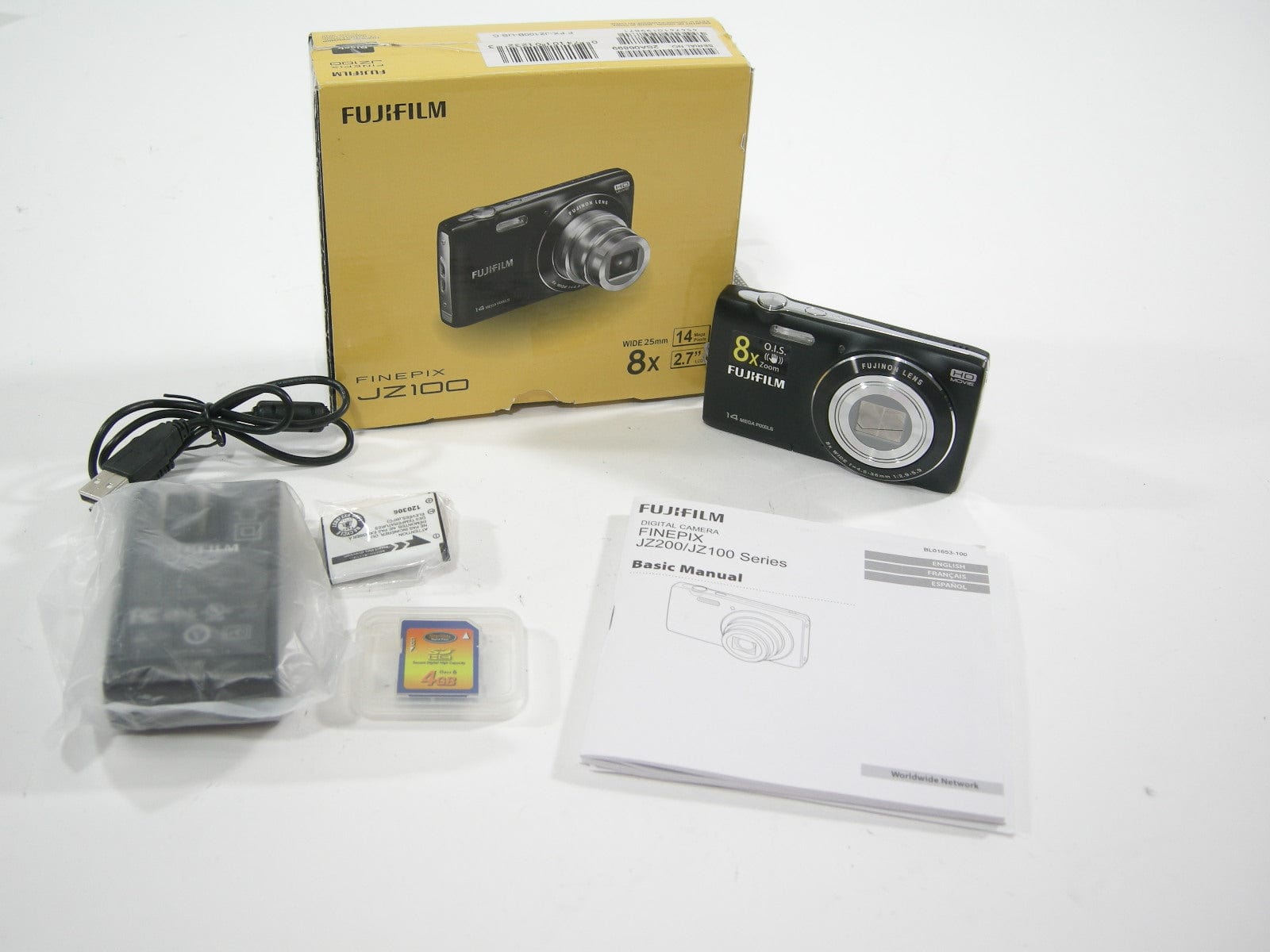Fujifilm Finepix JZ100 14mp Digital Camera (Black) – Camera Exchange