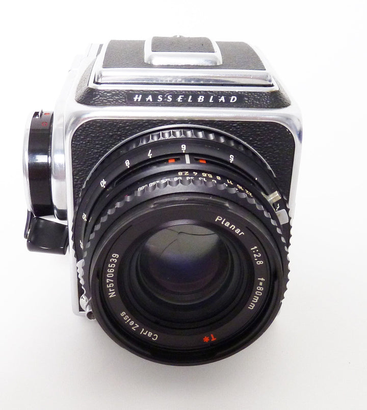 Hasselblad 500C/M Body with Planar 80mm f2.8 Lens -WL Finder -A12 Back and Hood Medium Format Equipment - Medium Format Cameras - Medium Format 6x6 Cameras Hasselblad UT183508