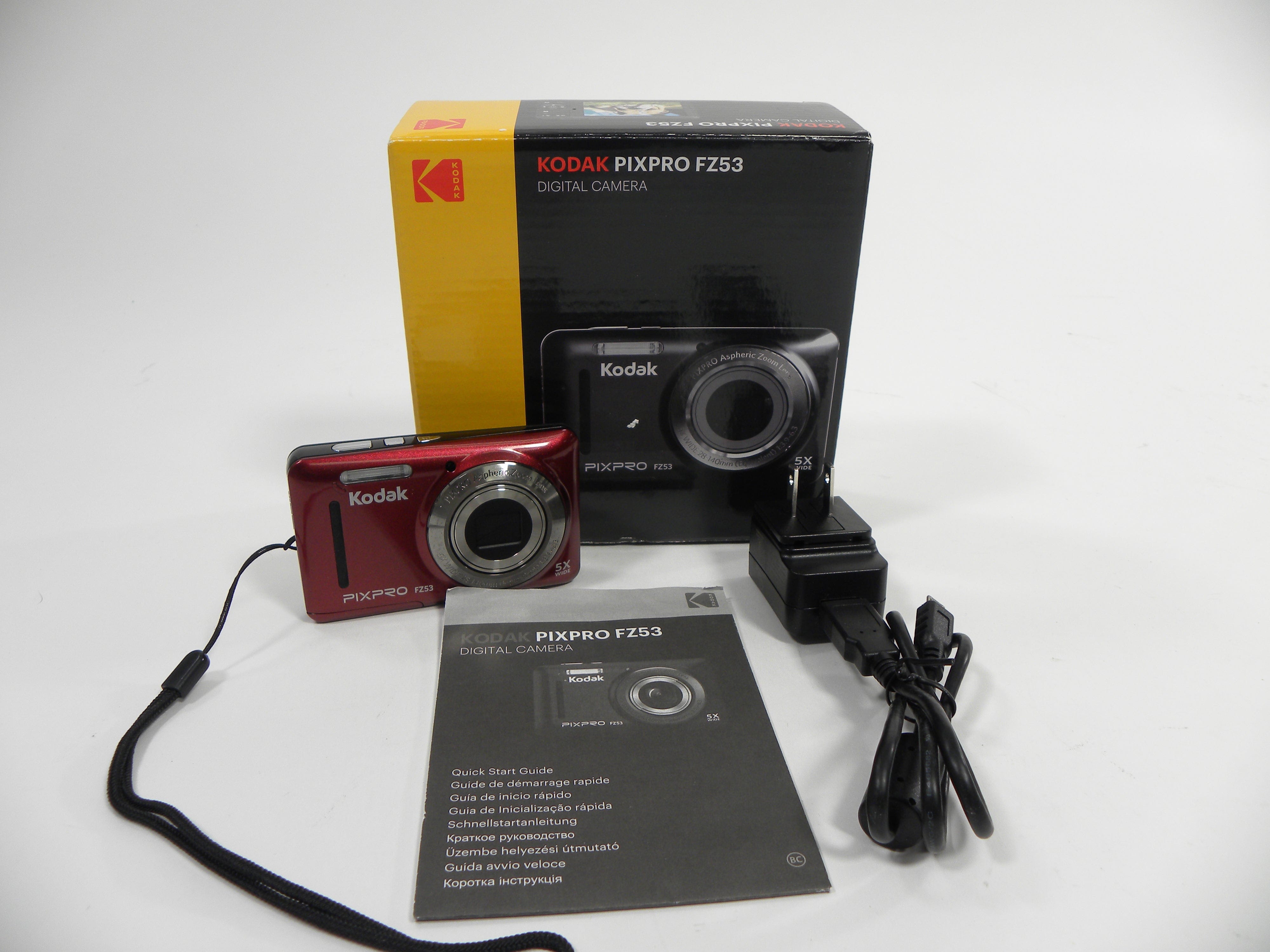 Kodak PixPro FZ53 16.1mp Digital Camera (RED) – Camera Exchange