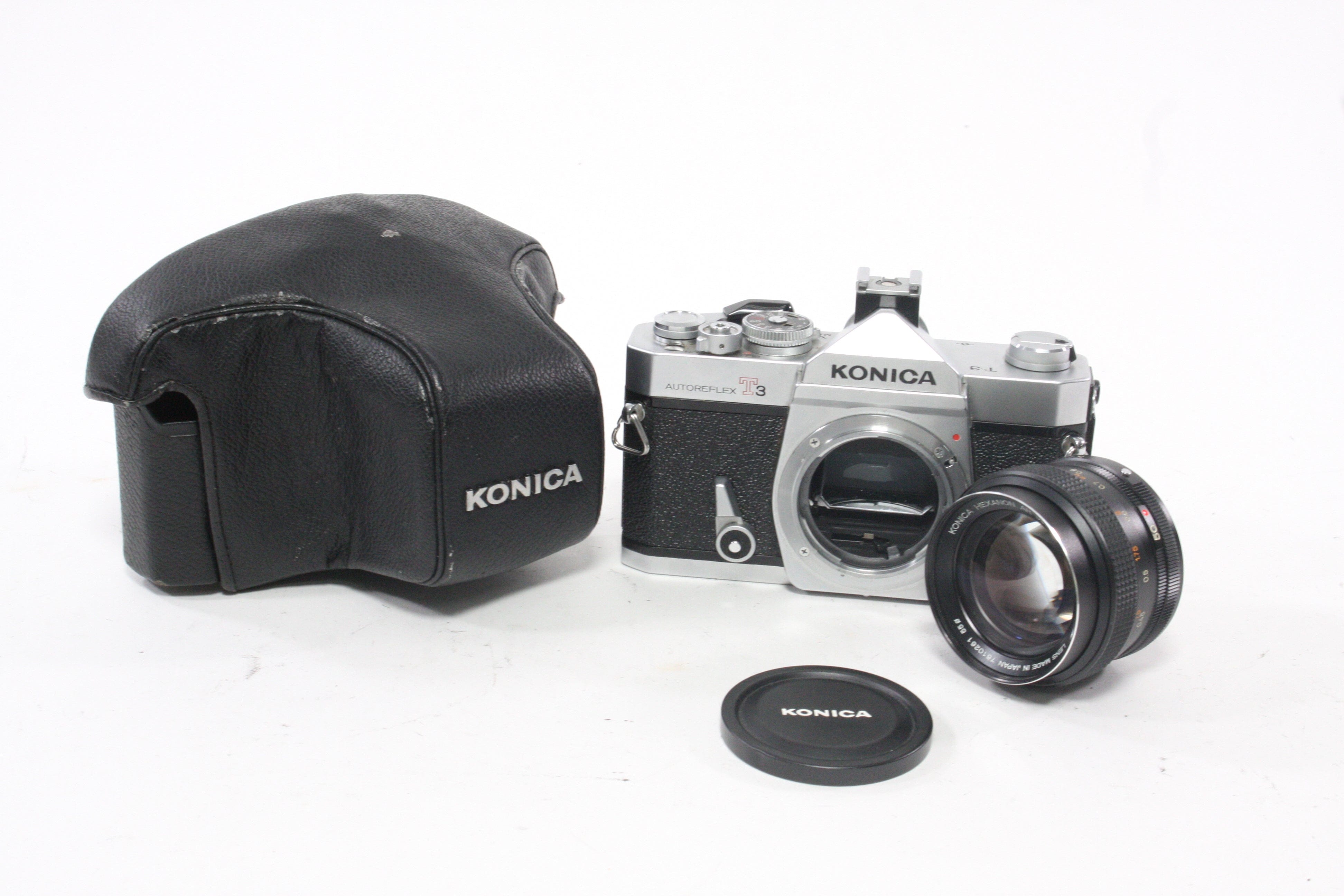 Konica Autoreflex T3 35mm SLR Camera with 50mm f/1.4 Lens – Camera