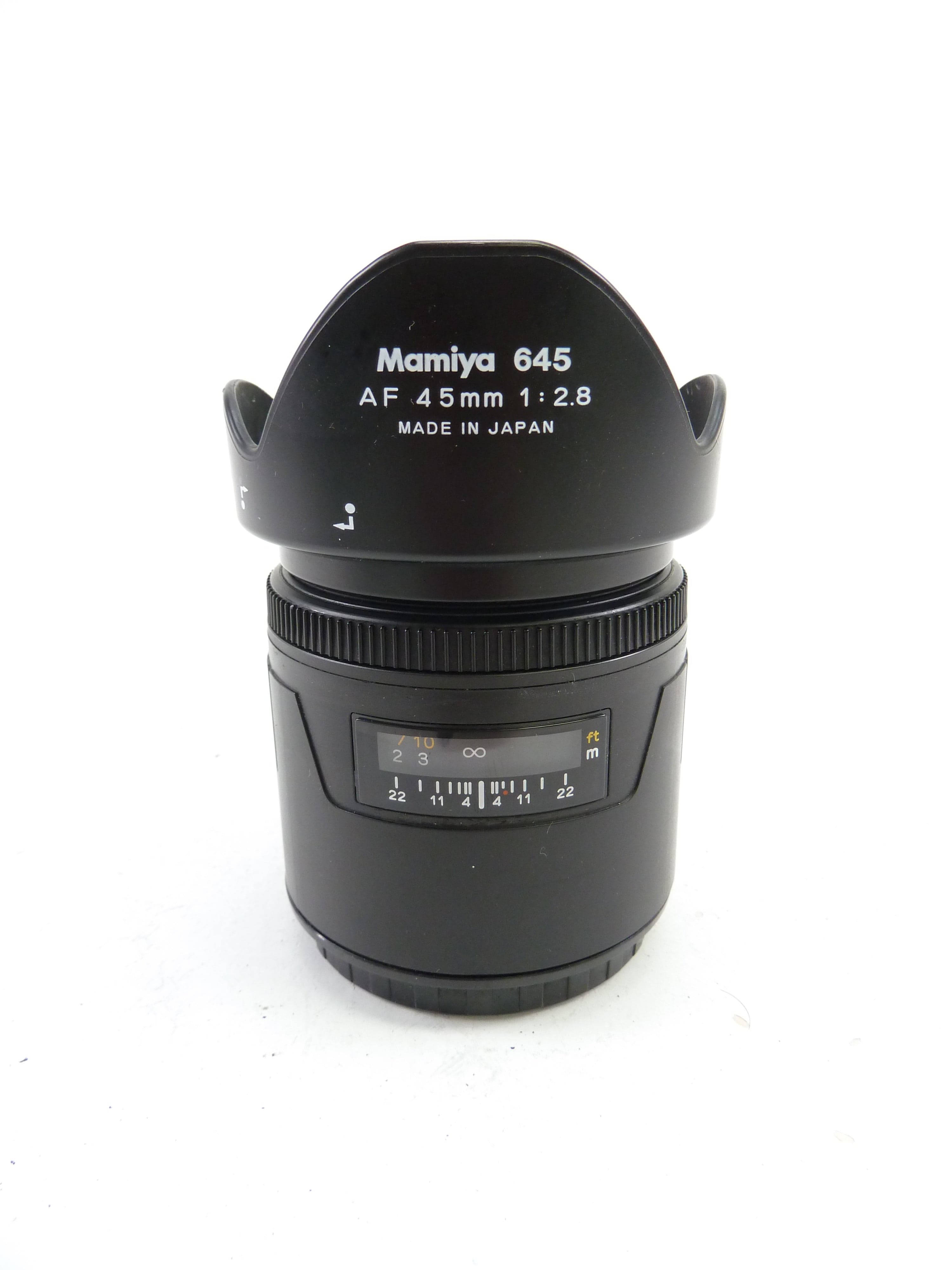Mamiya 645AF 45MM F2.8 Lens with Hood for all Mamiya & Phase One 