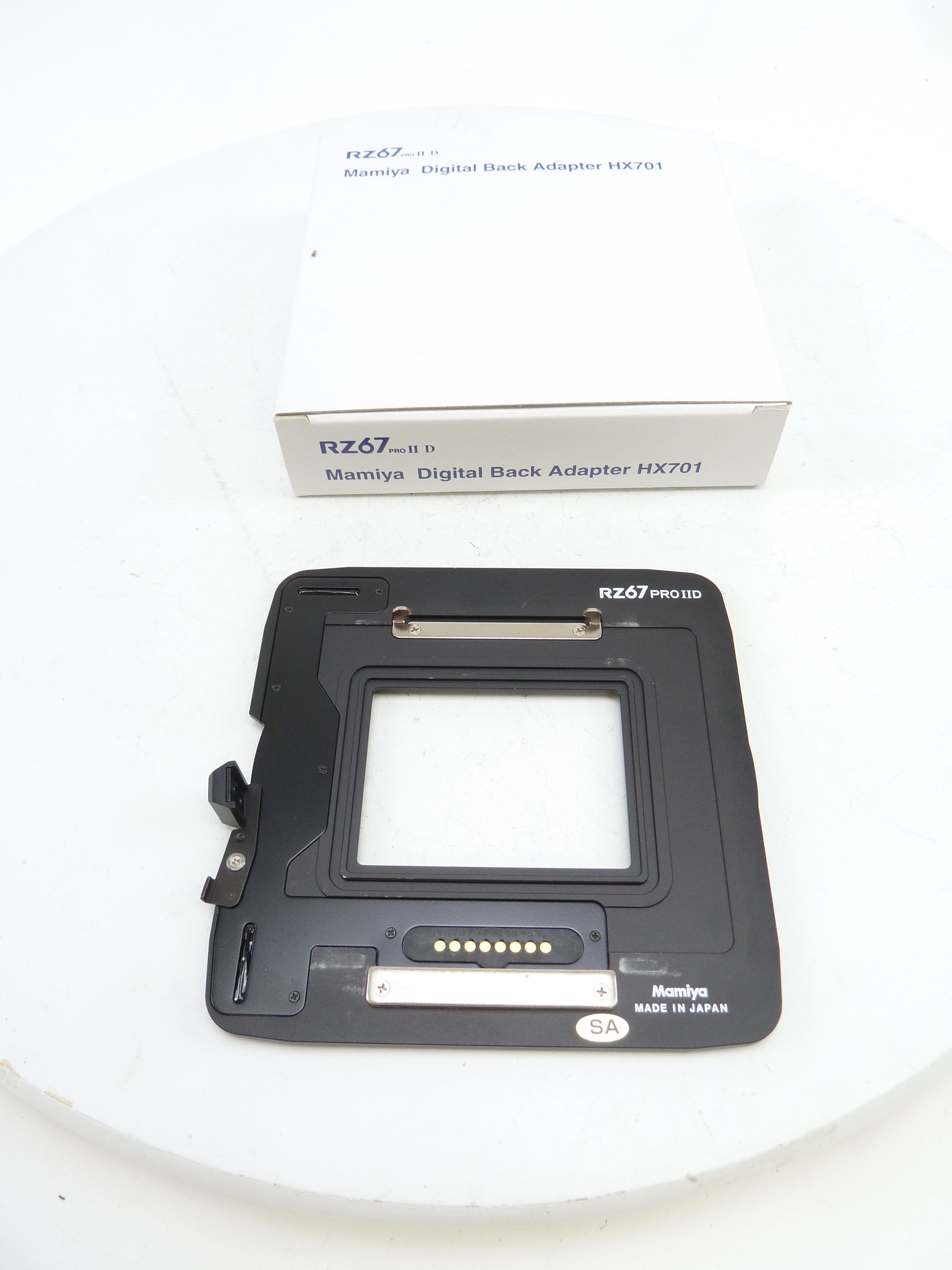 Mamiya Digital Back Adapter RZ Pro II D HX701 in MINT Condition