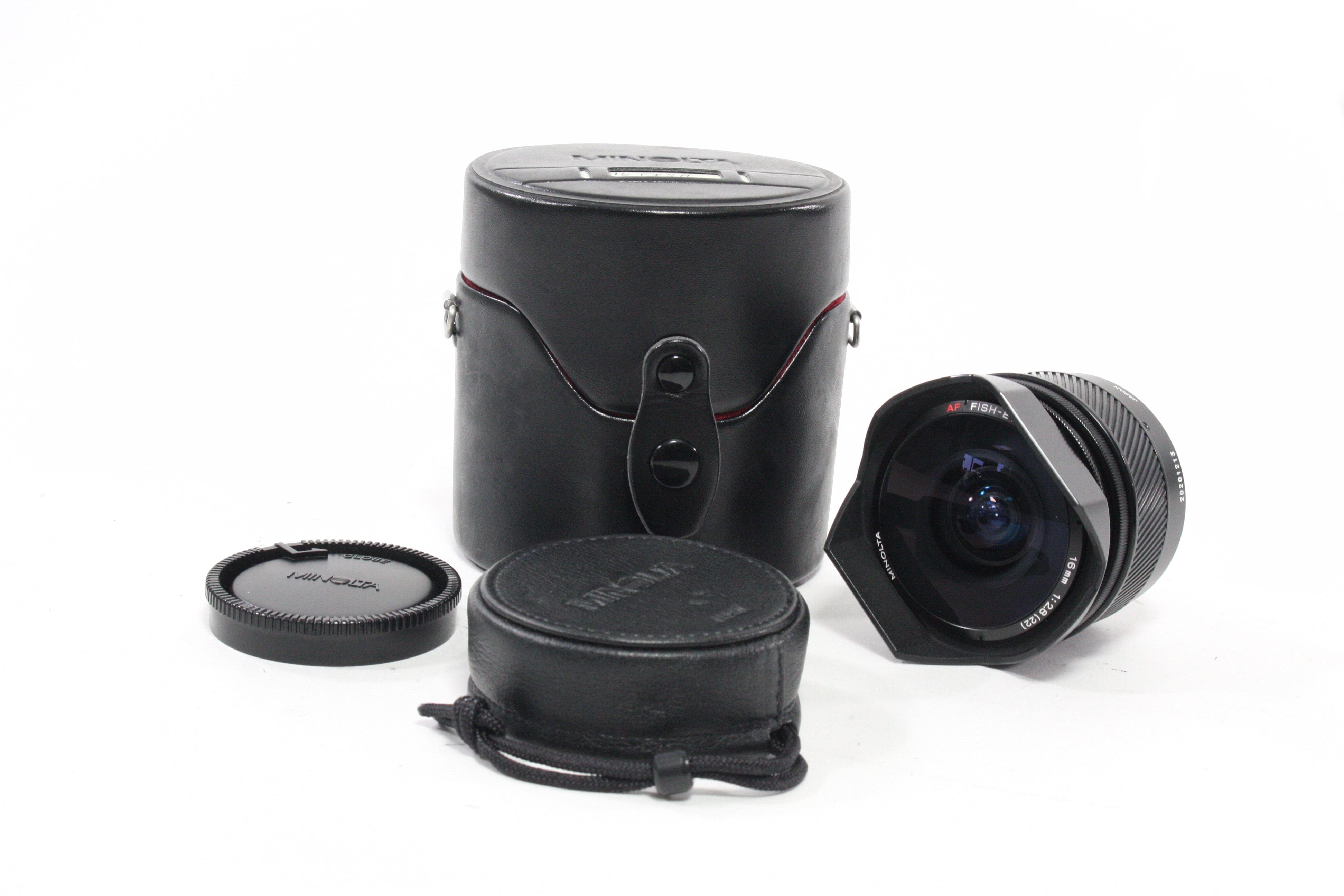 MINOLTA AF FISH-EYE 16mm 1:2.8 一眼レフカメラ用 レンズ ジャンク