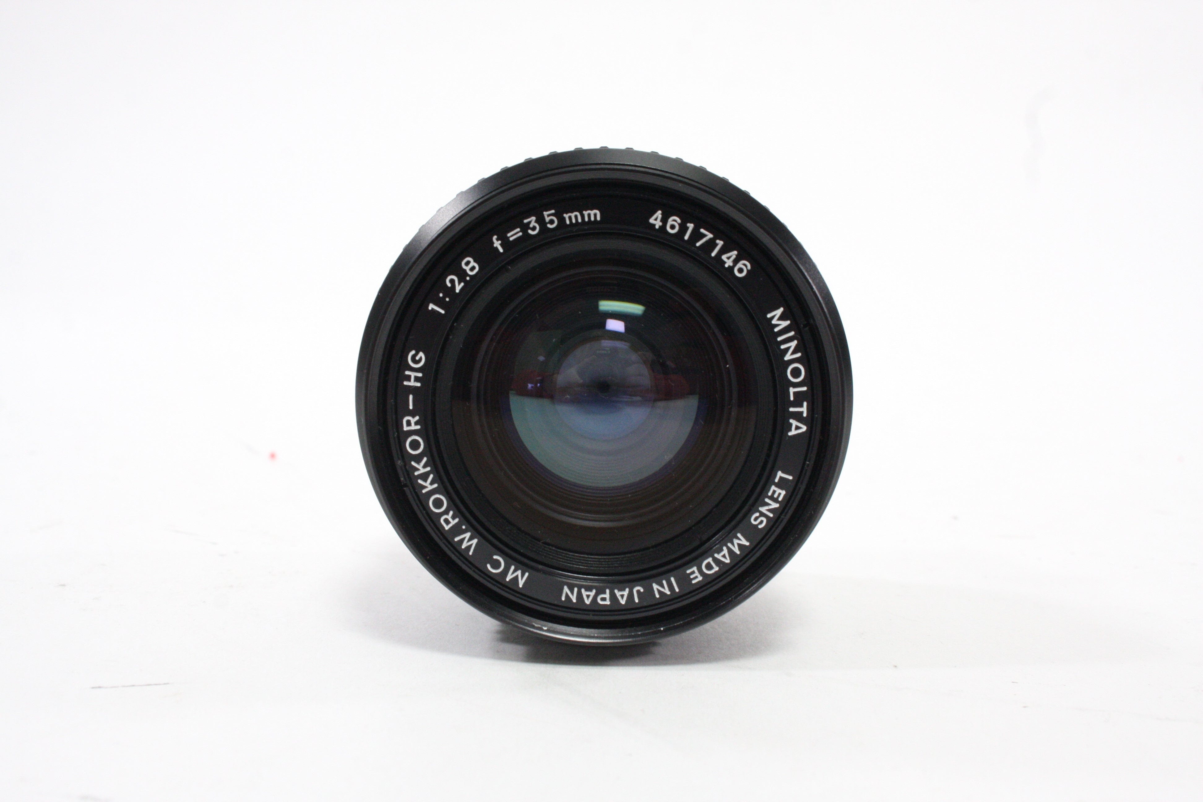 Minolta 35mm f/2.8 MC W.Rokkor-HG Lens for MD Mount AS-IS – Camera