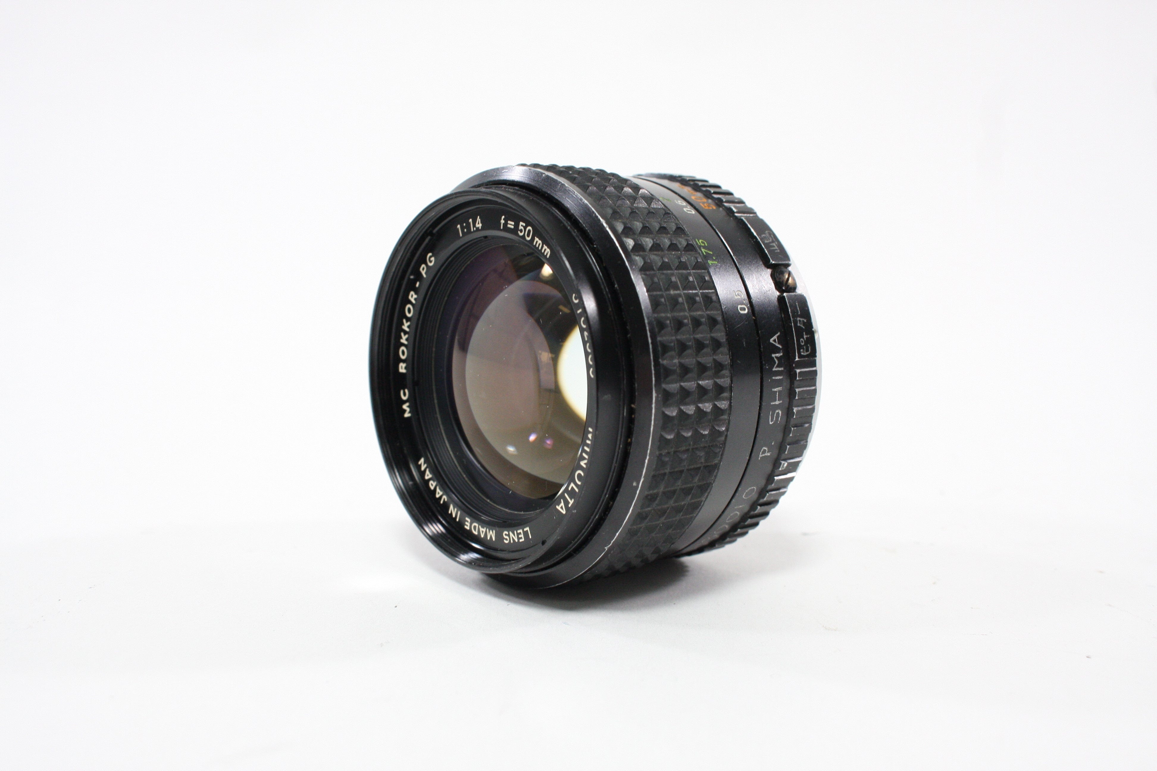 【和製貴婦人】動作◎ MC-ROKKOR PG 50mm F1.4 709 MINOLTA MC ROKKOR-PG 50mm F1.4 L599 Review: vintage Minolta MC
