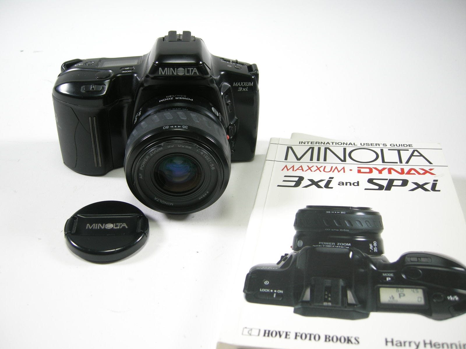 Minolta Maxxum SPxi 35mm Film Camera Comes with Minolta offers AF 35-80mm lens.