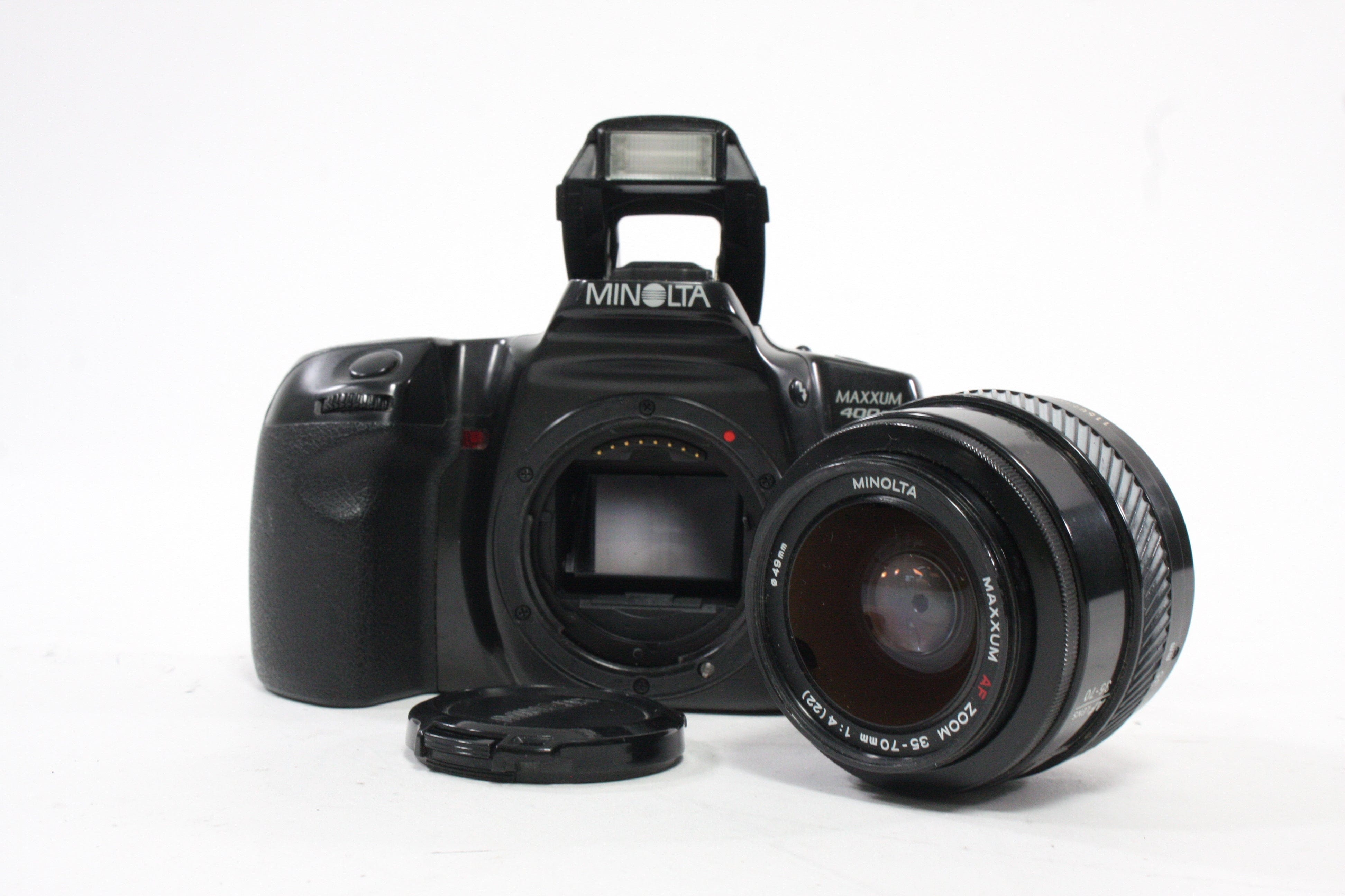 Minolta Maxxum 400Si 35mm SLR Camera with 35-70mm f/4 – Camera
