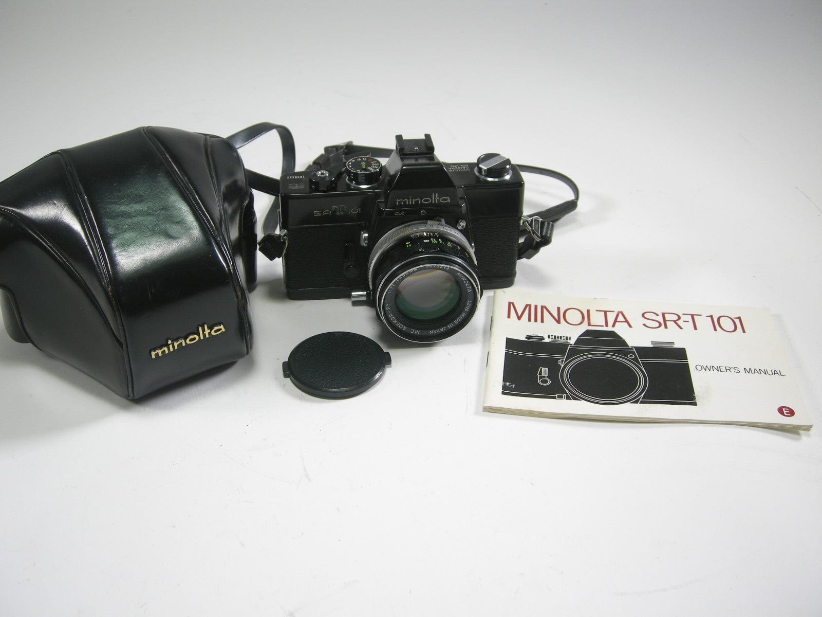 Minolta SRT 101 35mm SLR w/MC Rokkor-PF 55mm f1.7 – Camera Exchange