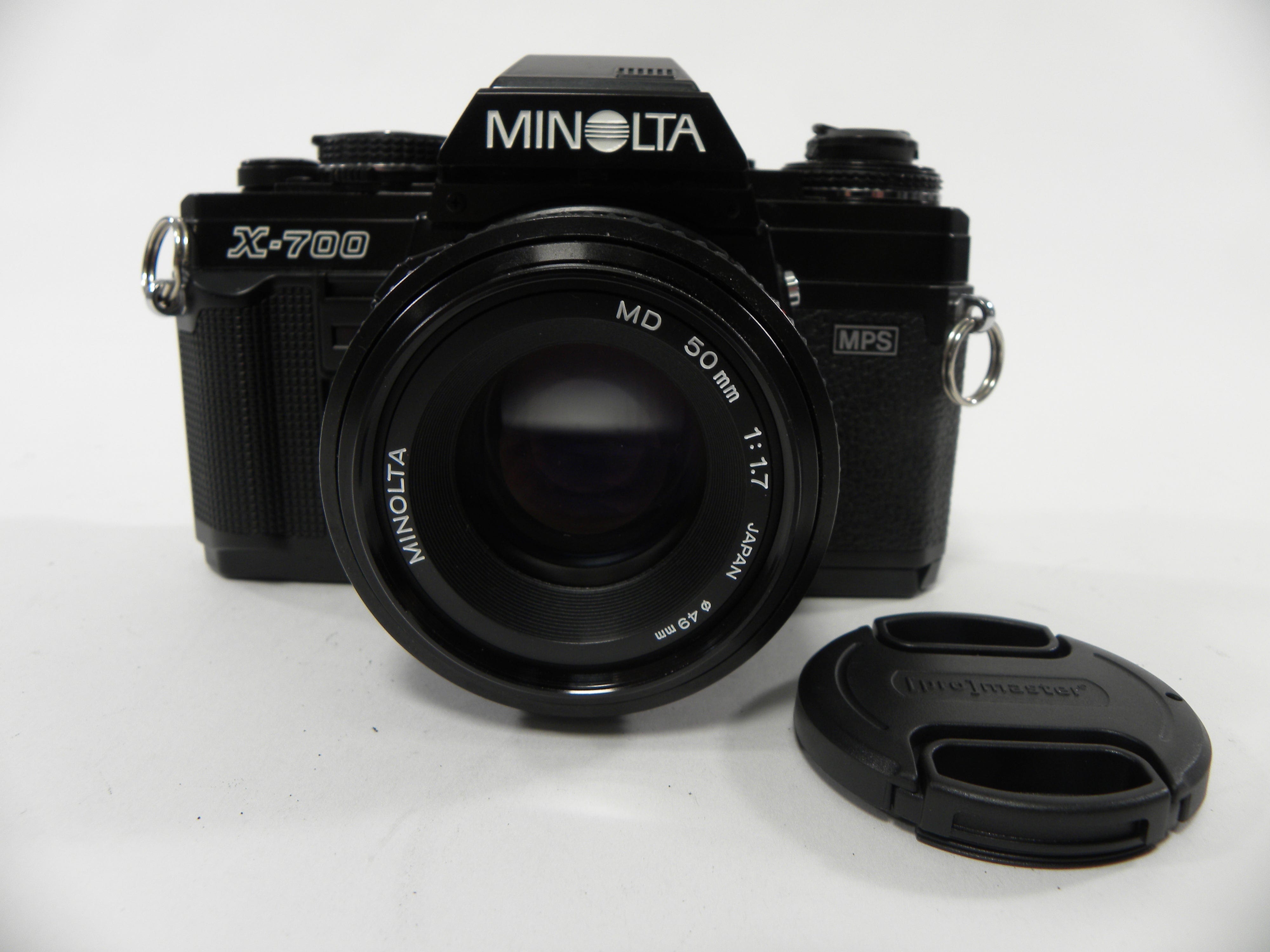 Minolta X700 35mm SLR Camera with a MD 50mm f1.7 Camera Exchange