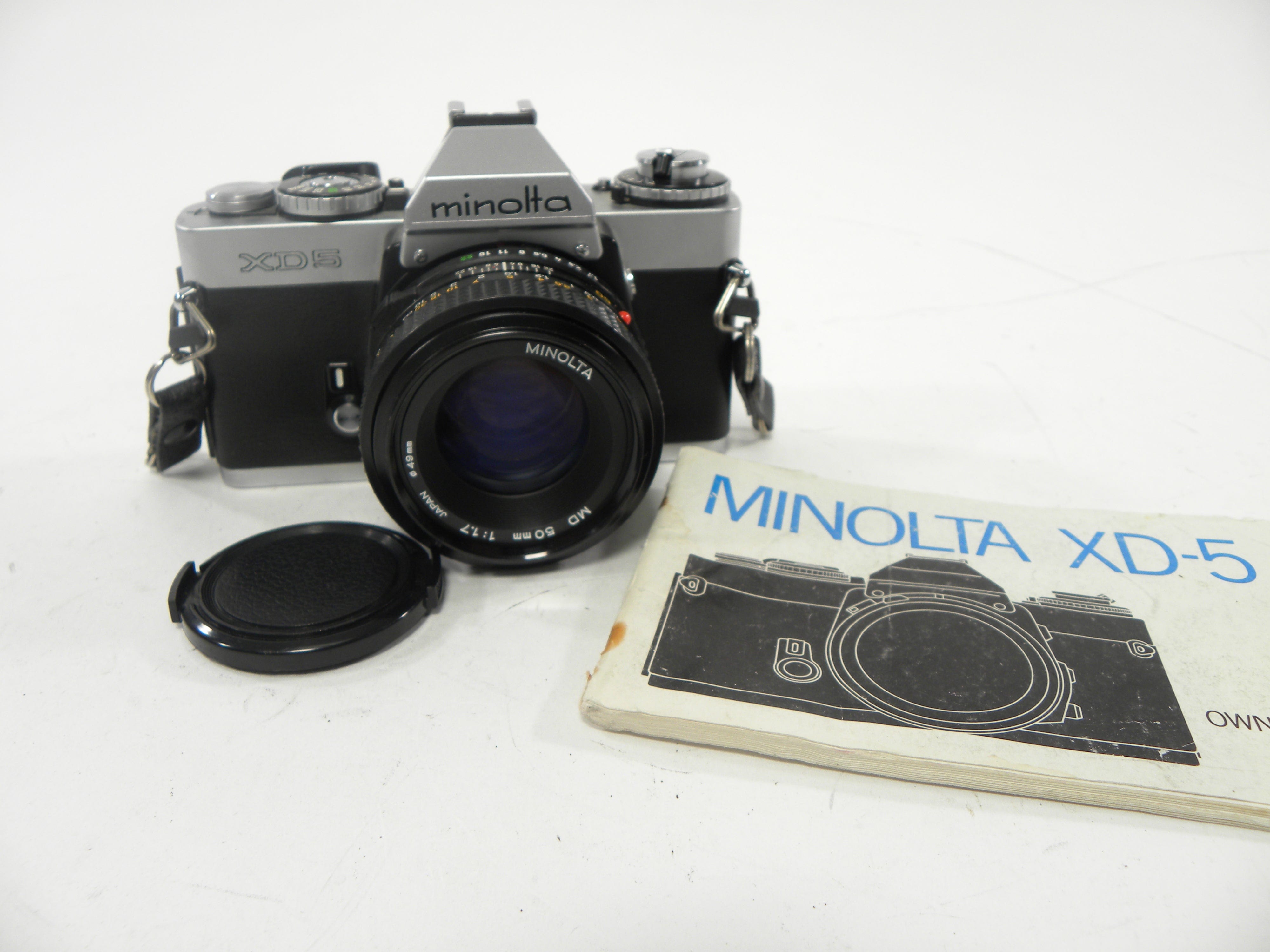 Minolta Rangefinder F1 Minolta XD-5 35mm SLR W/MD 50mm