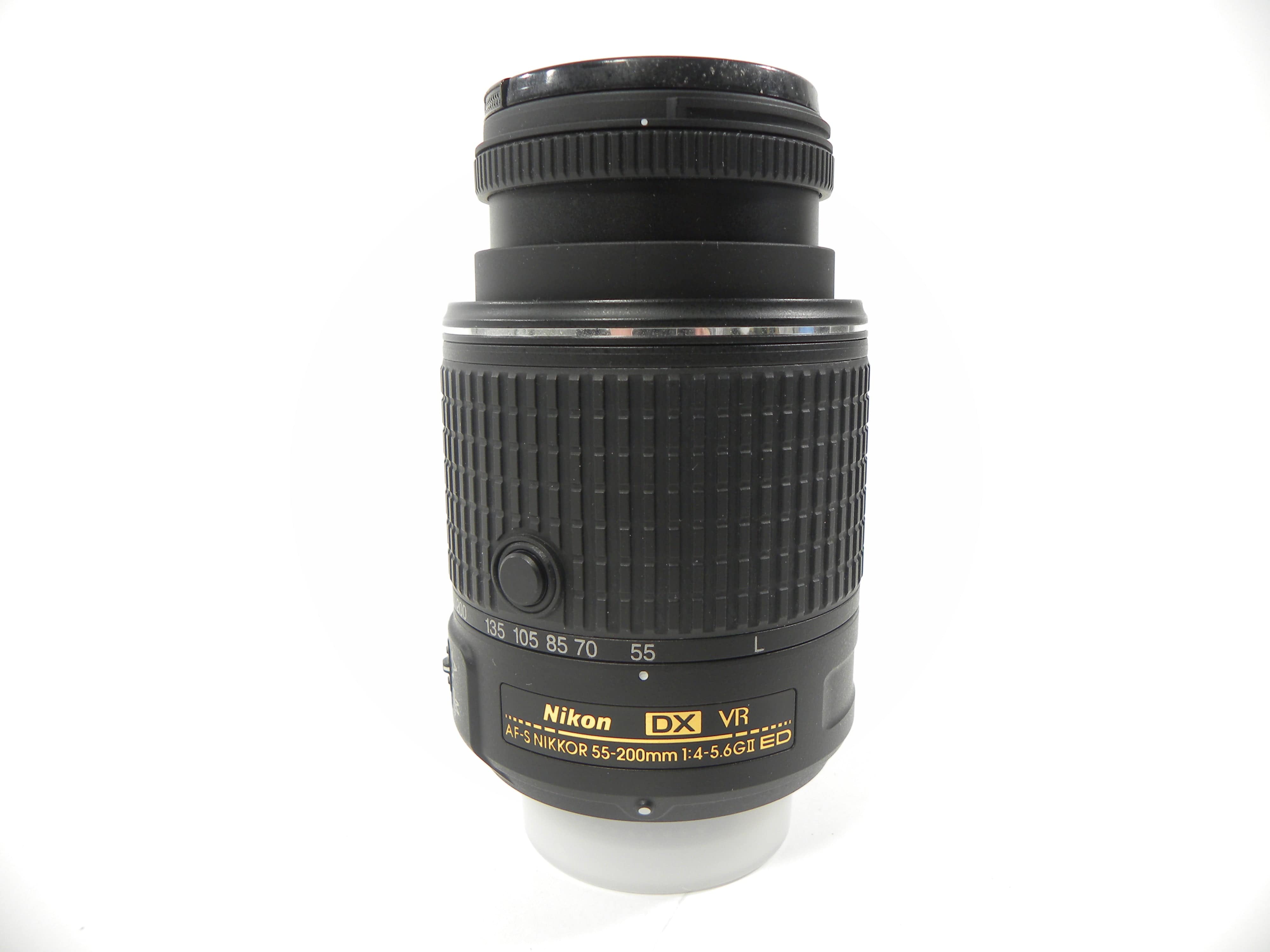 Nikon Nikkor AF-S DX 55-200mm F/4-5.6 ED VRII, Obiettivo Zoom Compatto Con Riduzione Vibrazioni, Versione EU