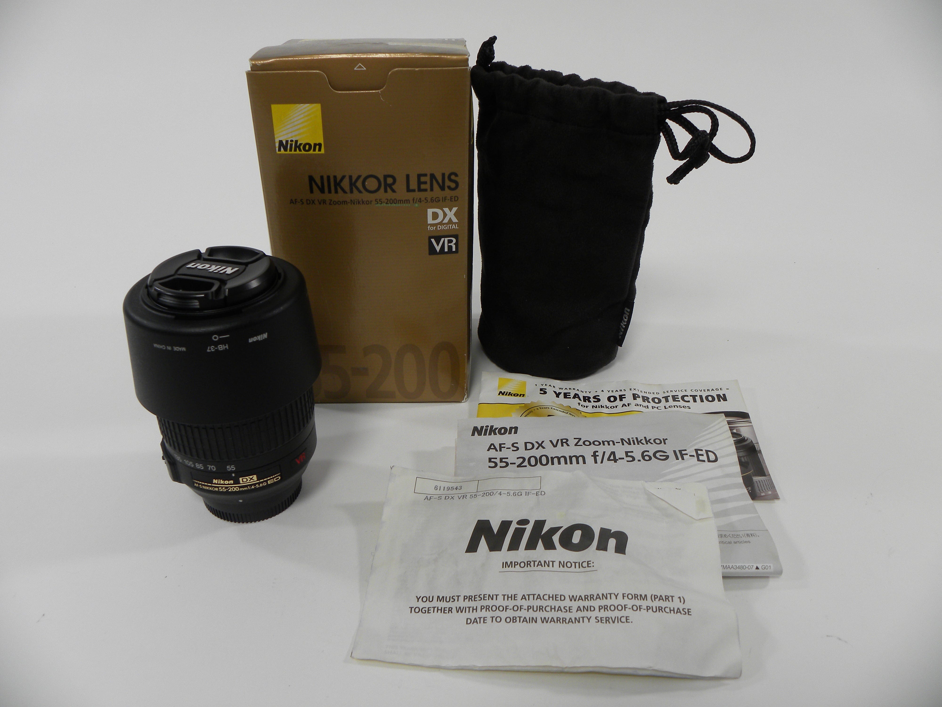 Nikon AF-S DX VR 55-200F4-5.6G IF-ED Nikon 55-200mm f/4-