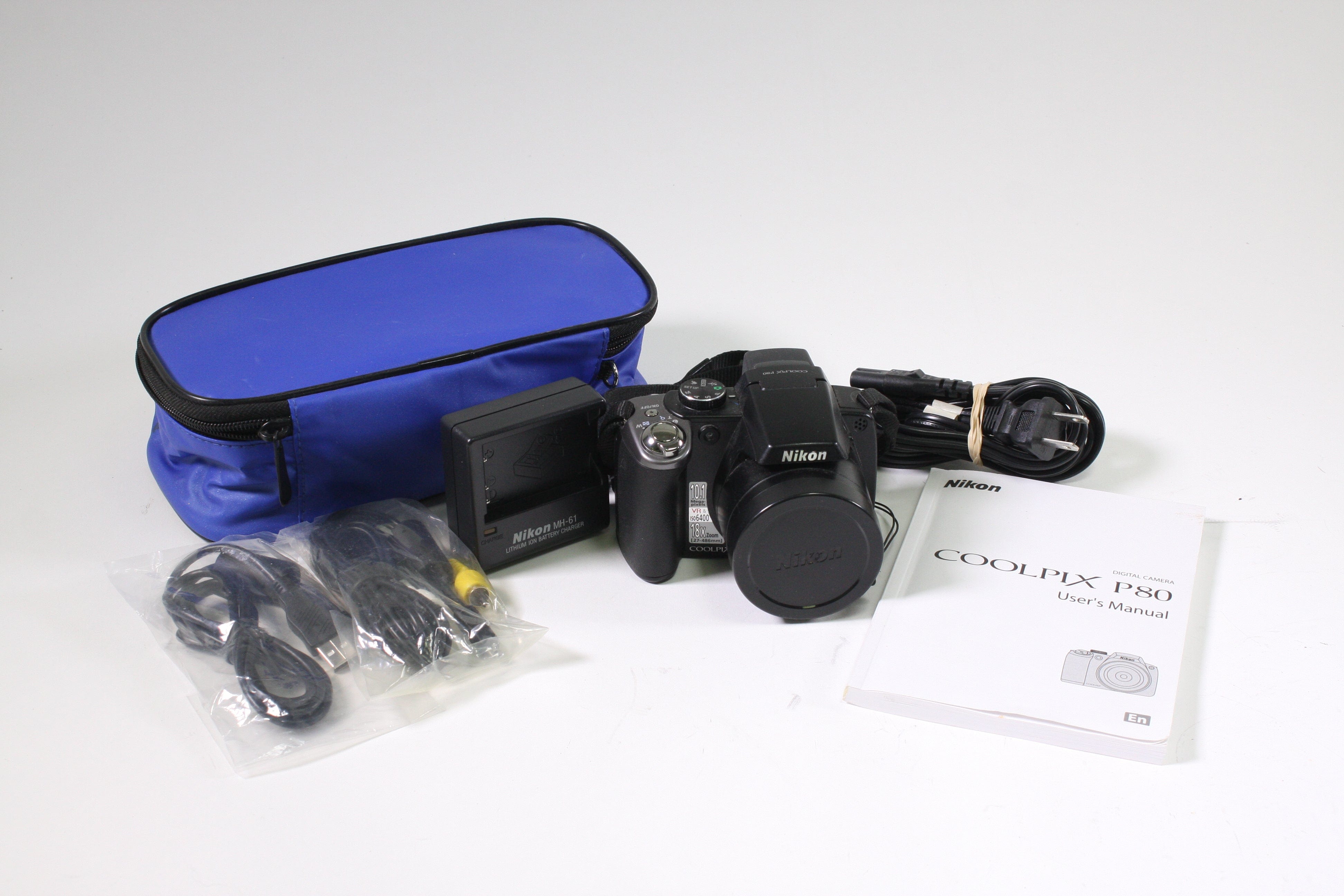 Nikon Coolpix P80 10.1 MP Digital Camera with 18x zoom – Camera