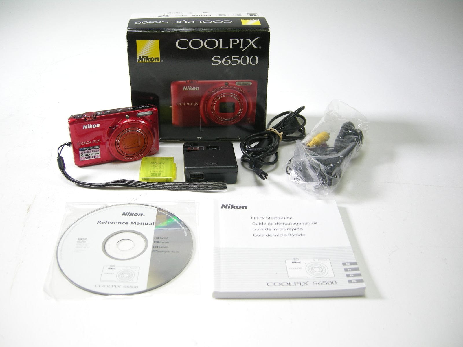 Nikon Coolpix S6500 Digital Camera (Red0 – Camera Exchange