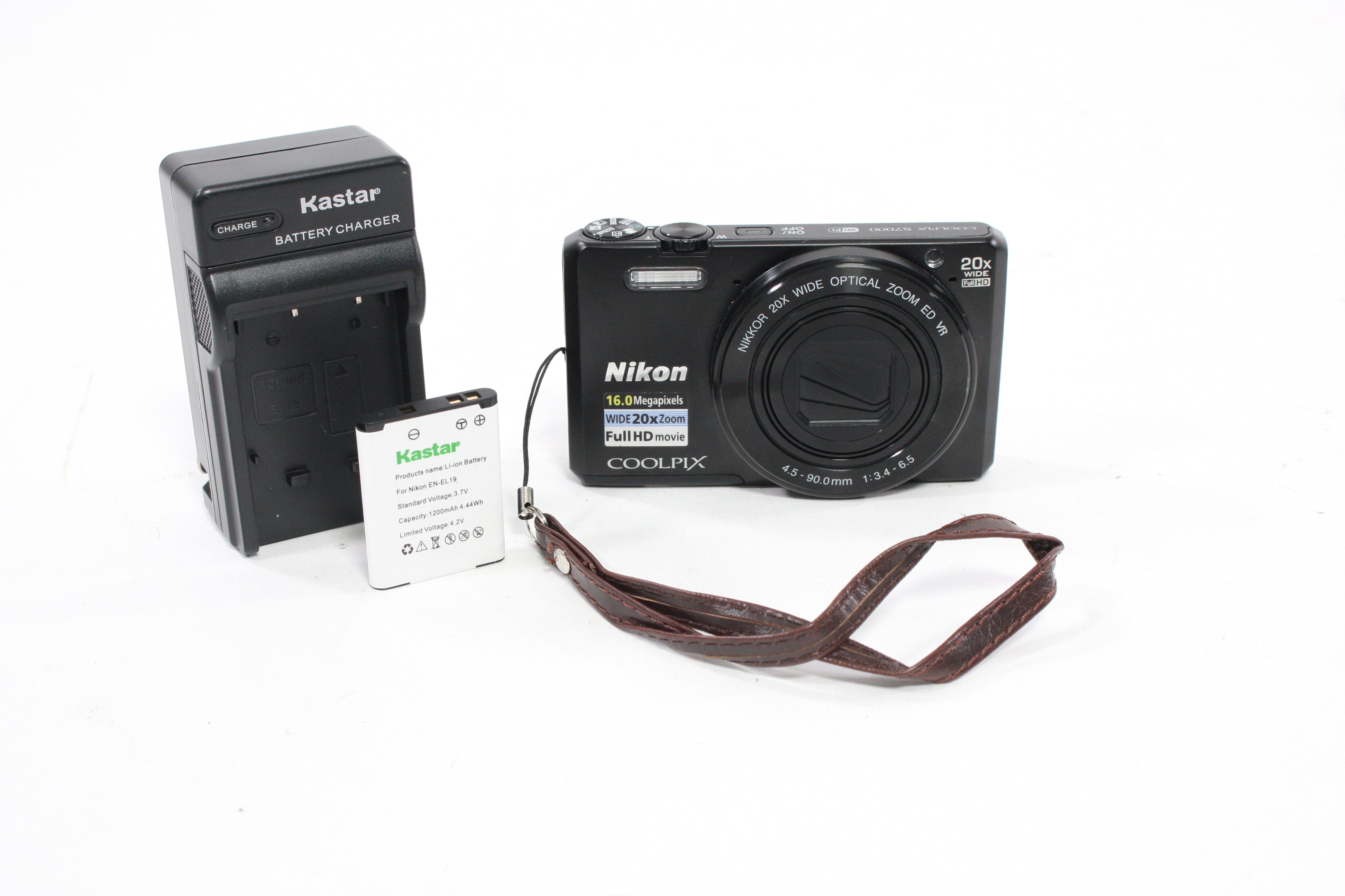 Nikon Coolpix S7000 Digital Point-and-Shoot Camera 20x Zoom