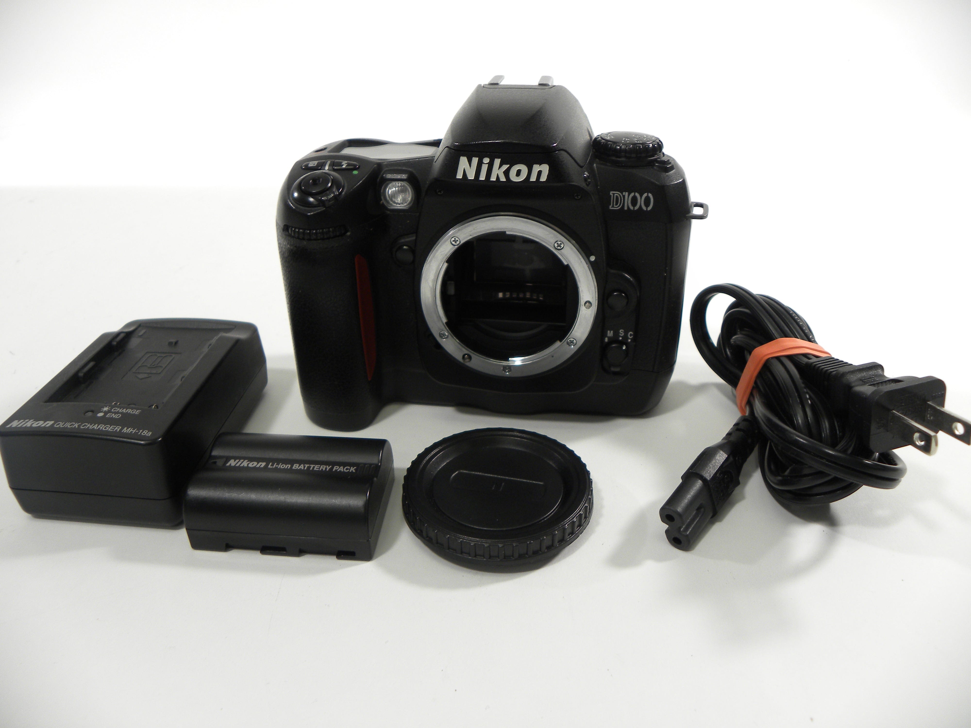 Nikon D100 6.1 MP Digital SLR Camera Black deals Body Only