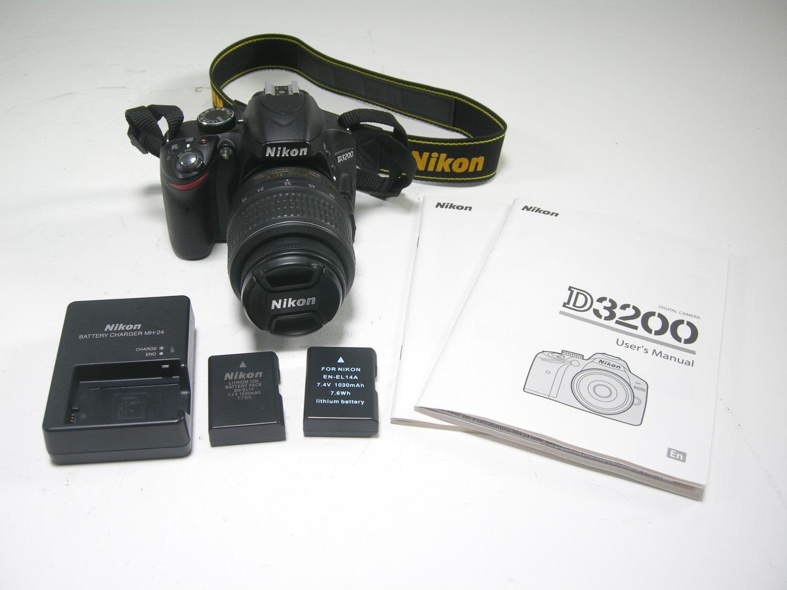 Nikon D3200 Digital SLR W/18-55 DX VR S/C 11,533 – Camera