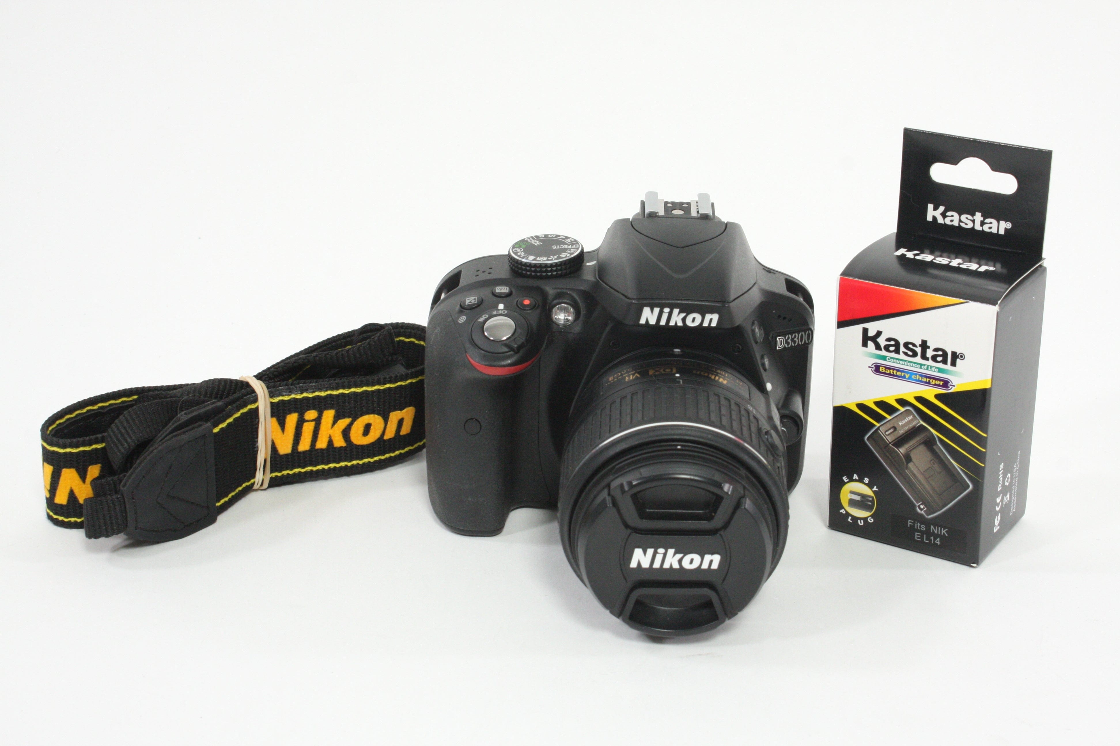 Nikon D3300 with 18-55mm f/3.5-5.6 VR GII DX Lens - Shutter Count 
