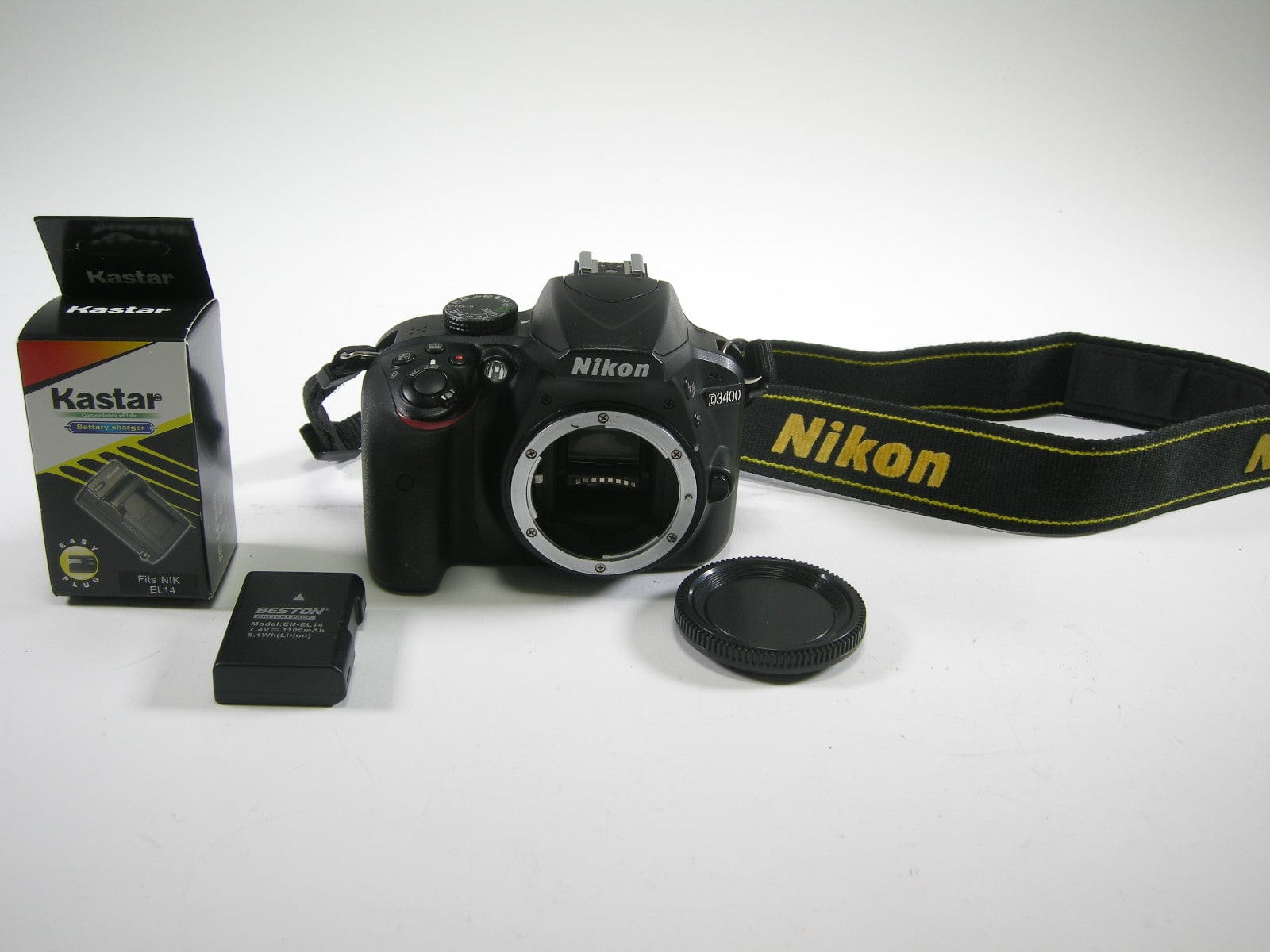Nikon D3400 24.2MP Digital SLR Camera Body w/ Charger