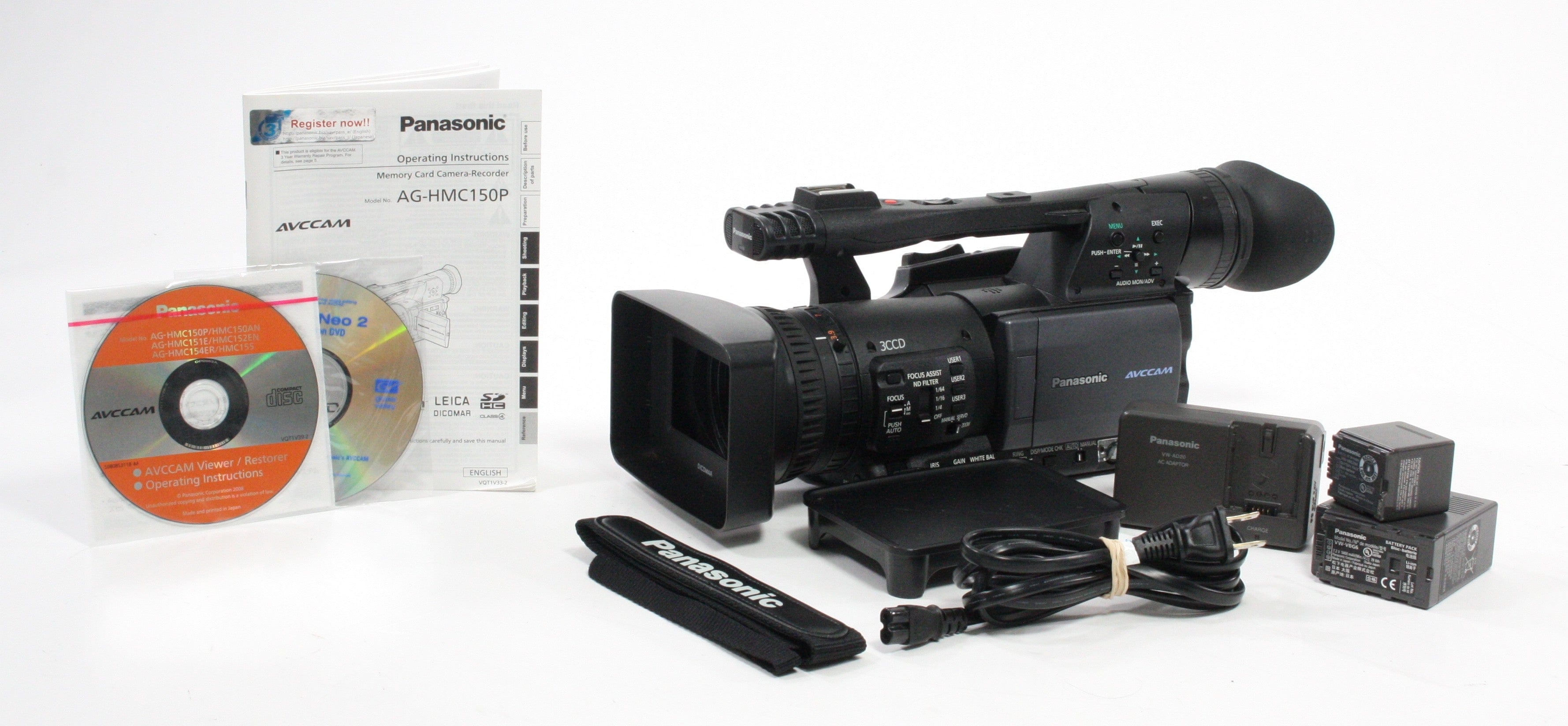 Avchd Hmc 150 PANASONIC CINEMA CAMERA 3CCD MODEL AVCCAMV AG HMC 150