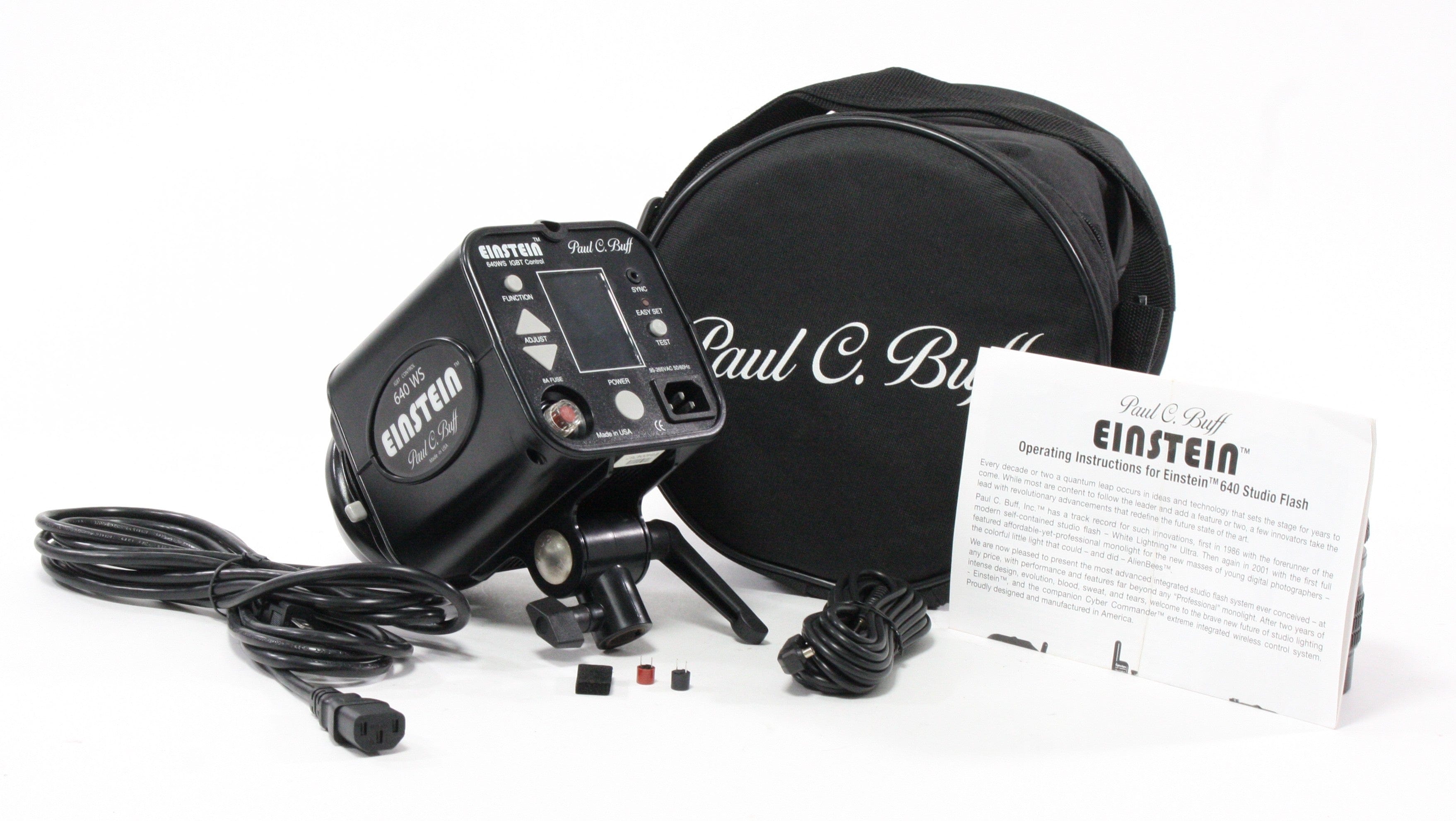 Paul C Buff Einstein 640WS Strobe Flash - Camera Exchange