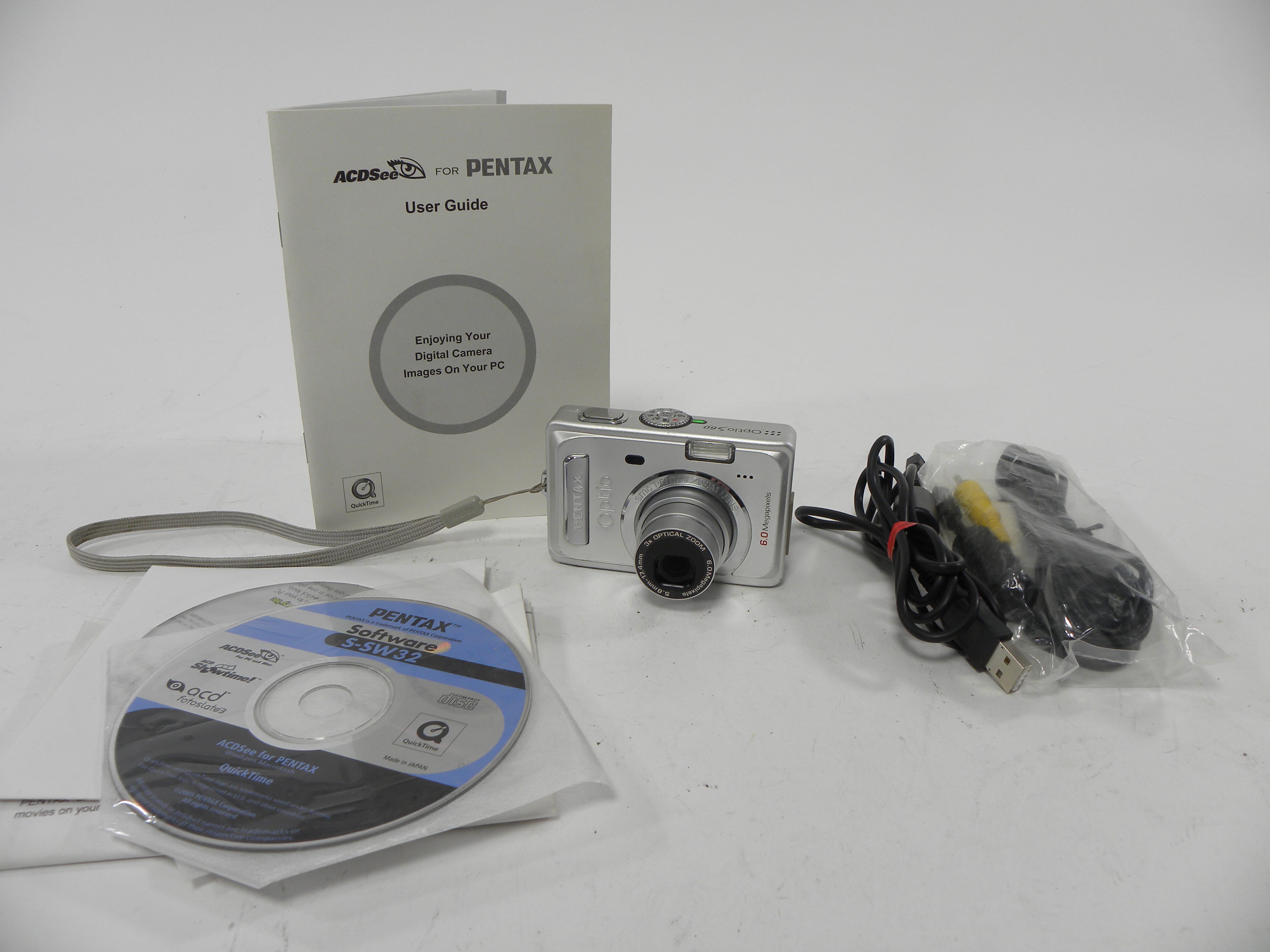 Pentax Optio S60 6.0mp Digital Camera – Camera Exchange
