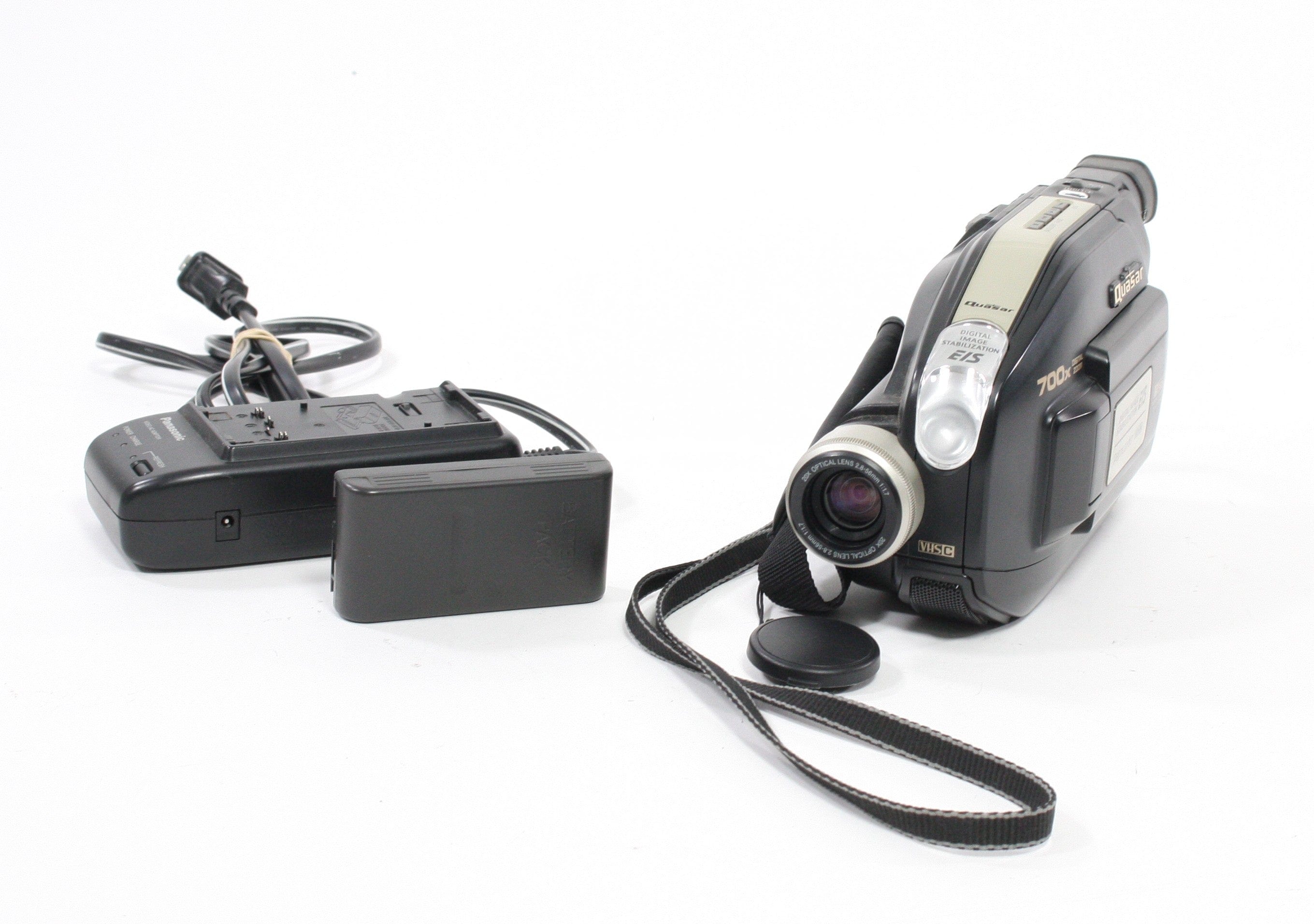 Quasar Palmcorder VHS-C Model VM-L13 Camcorder – Camera Exchange