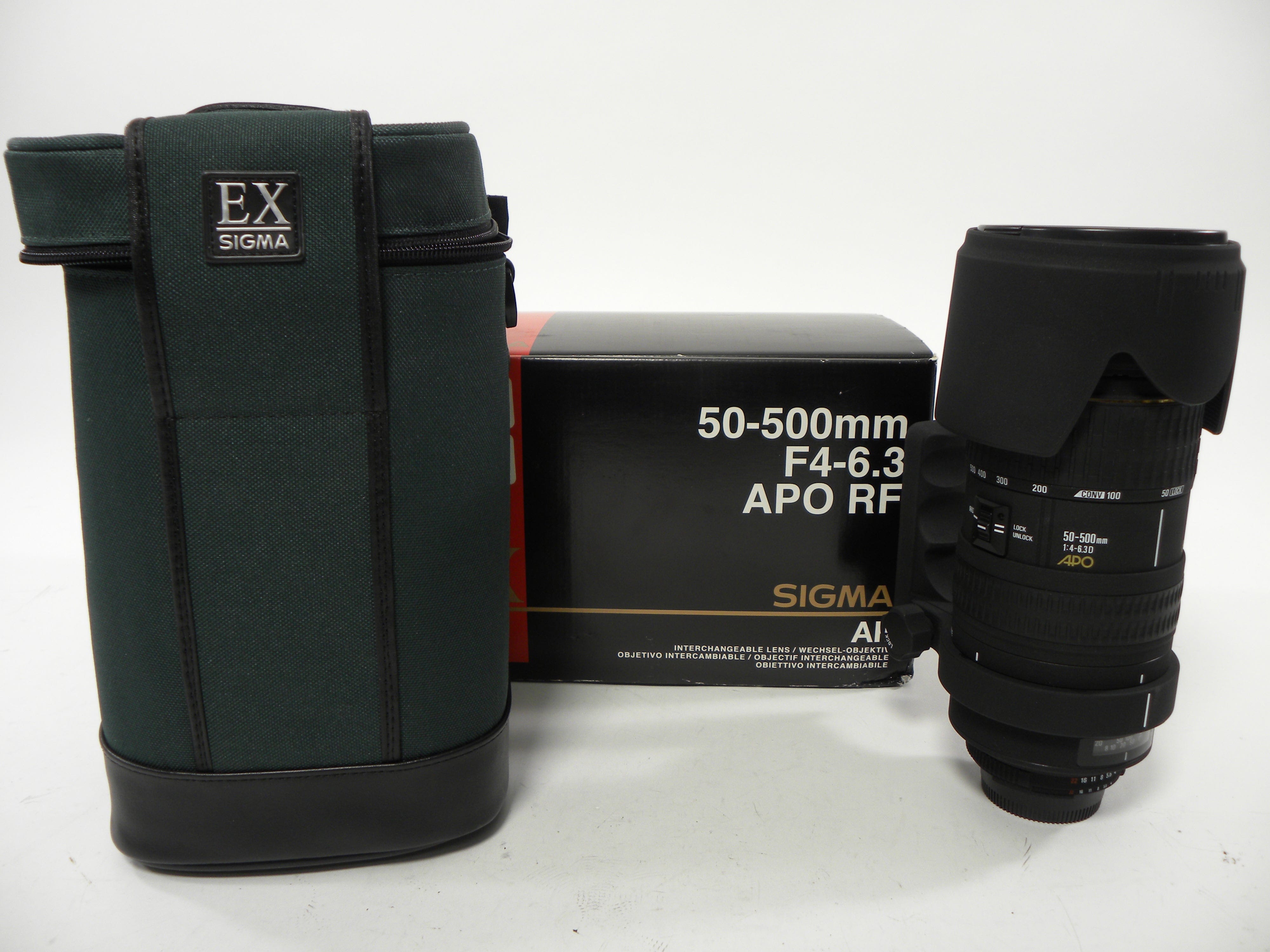 Sigma APO HSM RF AF 50-500mm f4-6.3 Nikon F Mount – Camera Exchange