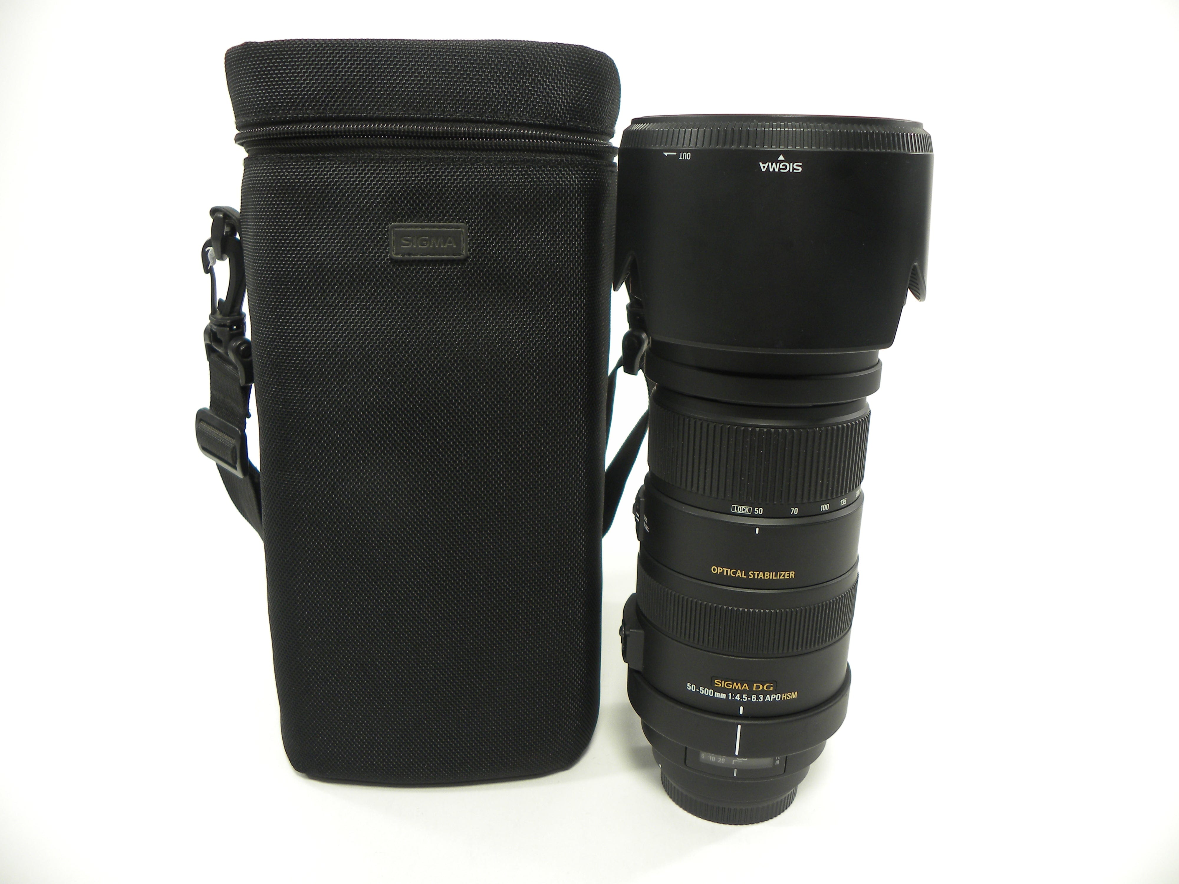 DG 50-500mm APO Sigma OS HSM Lens f⁄4.5-6.3 for Review F4.5-6.3 